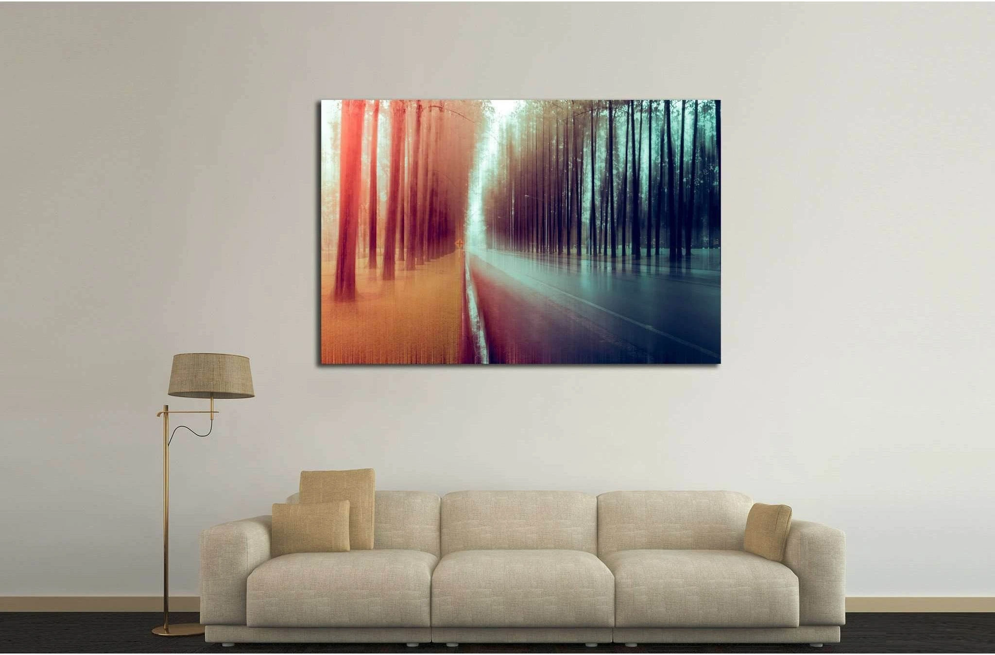 Abstract forest №599 Ready to Hang Canvas Print - Zellart Canvas Prints ALL_Products, s-599