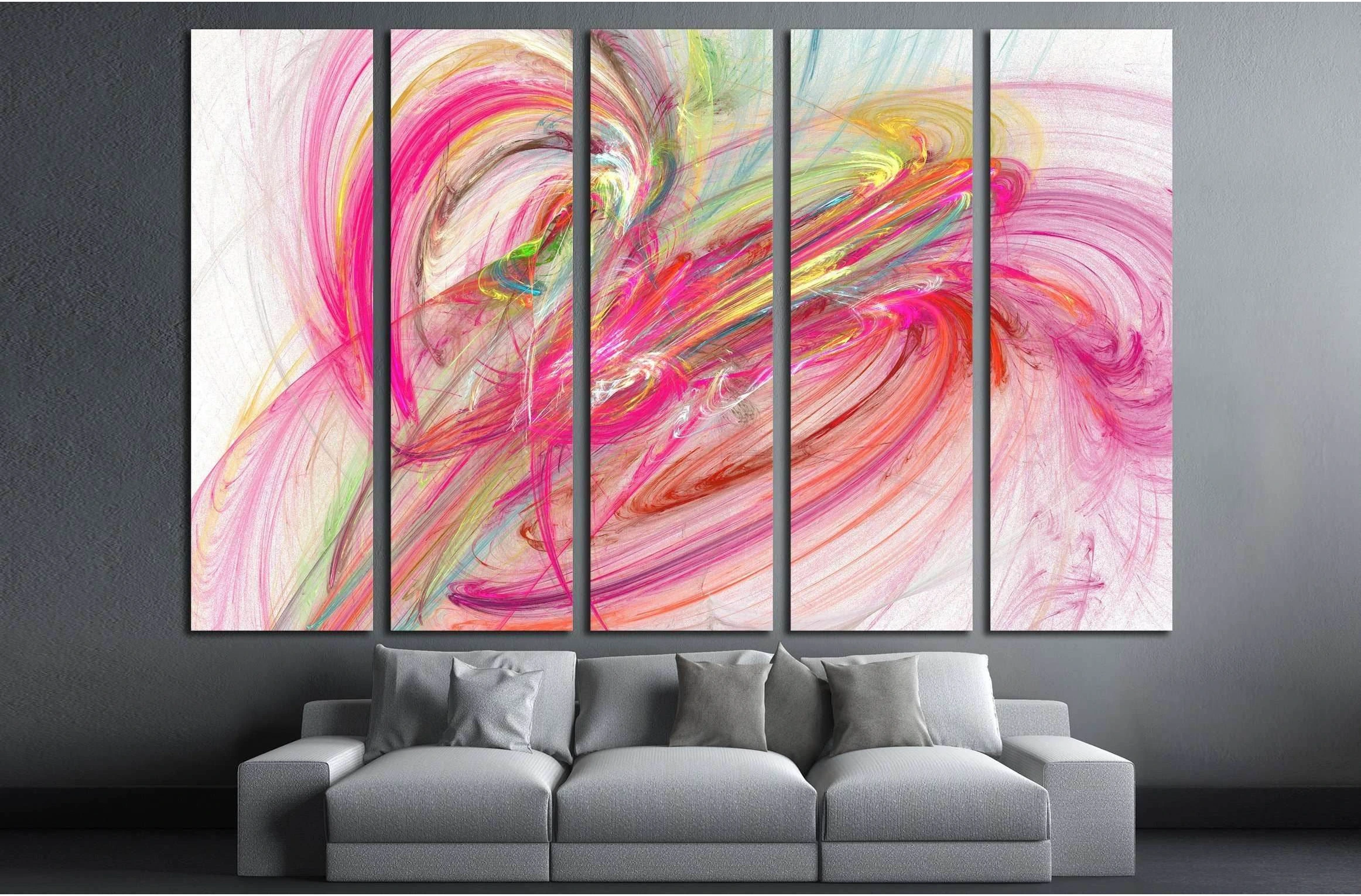 abstract illustration №2745 Ready to Hang Canvas Print - Zellart Canvas Prints ALL_Products, s-2745