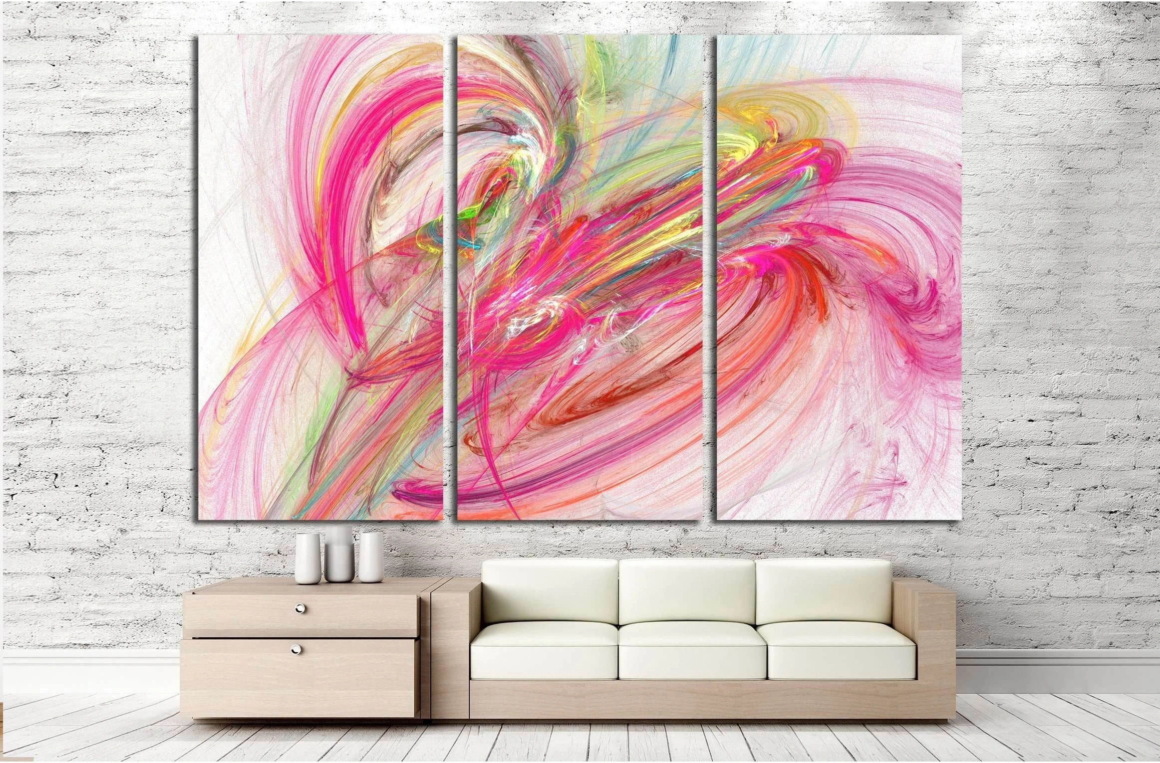 abstract illustration №2745 Ready to Hang Canvas Print - Zellart Canvas Prints ALL_Products, s-2745
