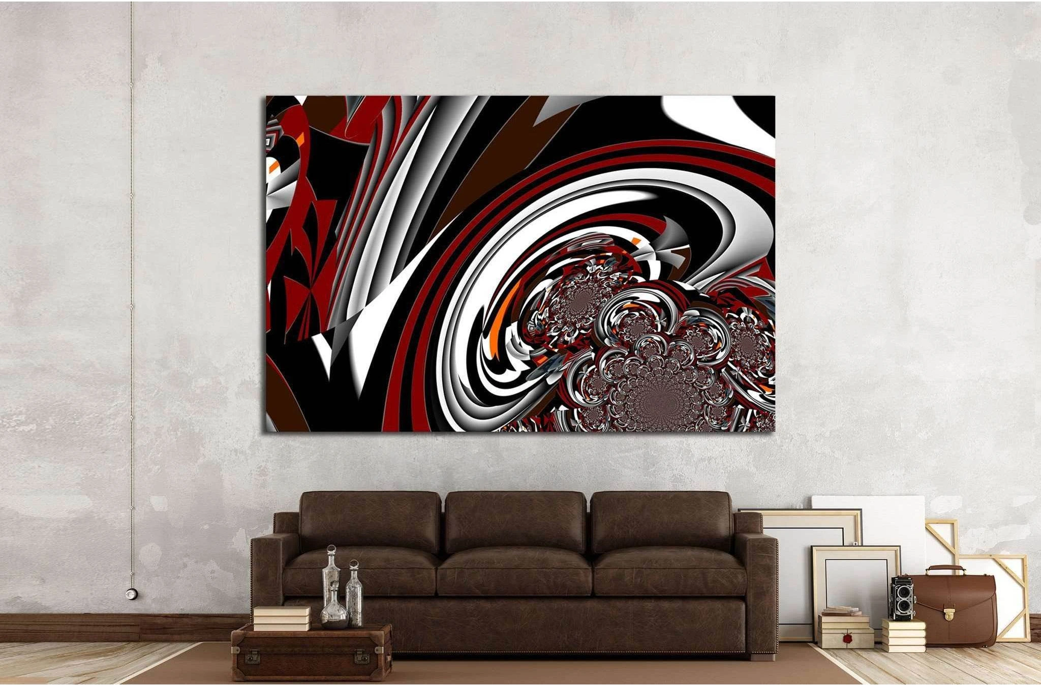 Abstract illustration background graphic design №1594 Ready to Hang Canvas Print - Zellart Canvas Prints ALL_Products, s-1594