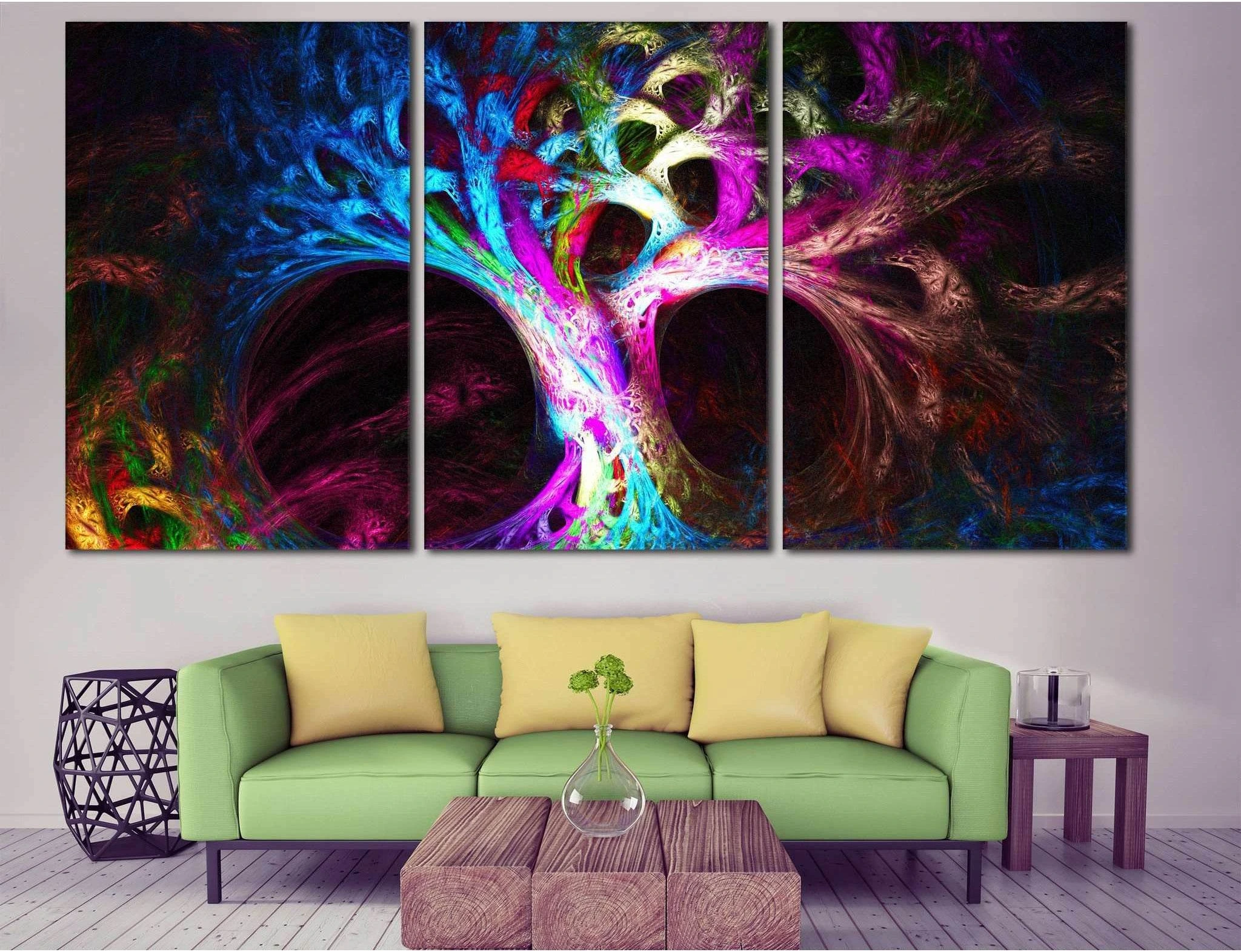 Abstract Tree №841 Ready to Hang Canvas Print - Zellart Canvas Prints ALL_Products, autopostr_pinterest_65155, autopostr_pinterest_65157, autopostr_pinterest_65158, autopostr_pinterest_65160