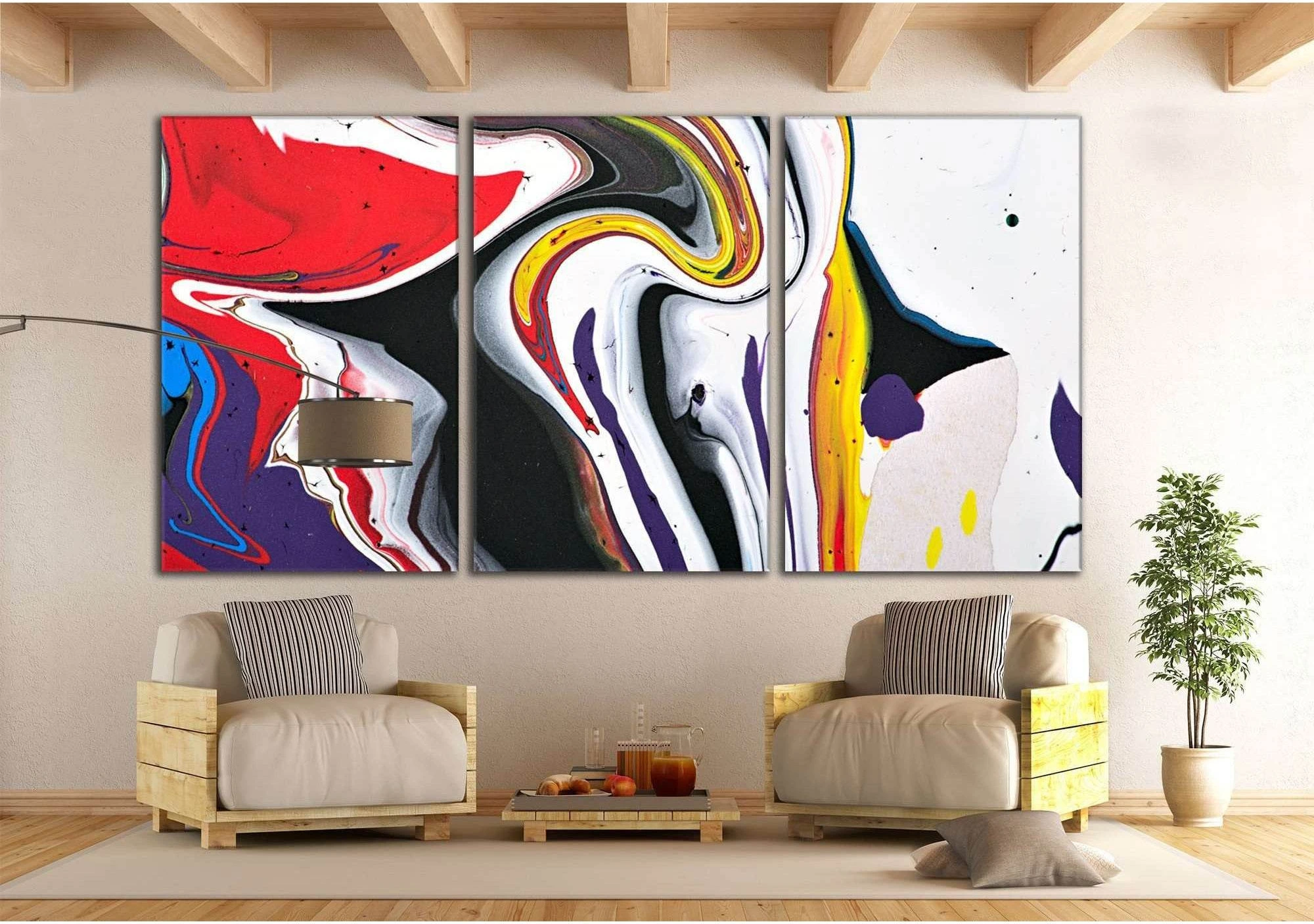 Abstract Wall Art №784 Ready to Hang Canvas Print - Zellart Canvas Prints ALL_Products, autopostr_pinterest_65155, autopostr_pinterest_65157, autopostr_pinterest_65158, autopostr_pinterest_65160