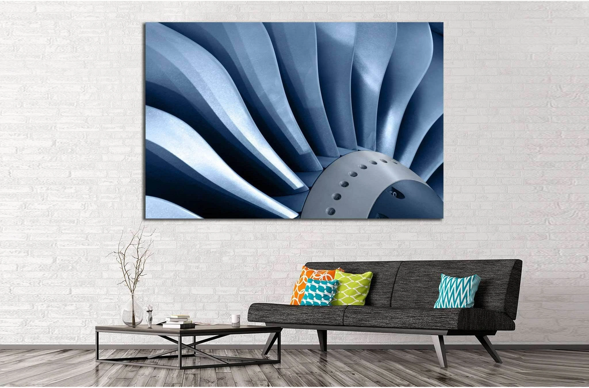 Air Turbine №170 Ready to Hang Canvas Print - Zellart Canvas Prints ALL_Products, wd-170