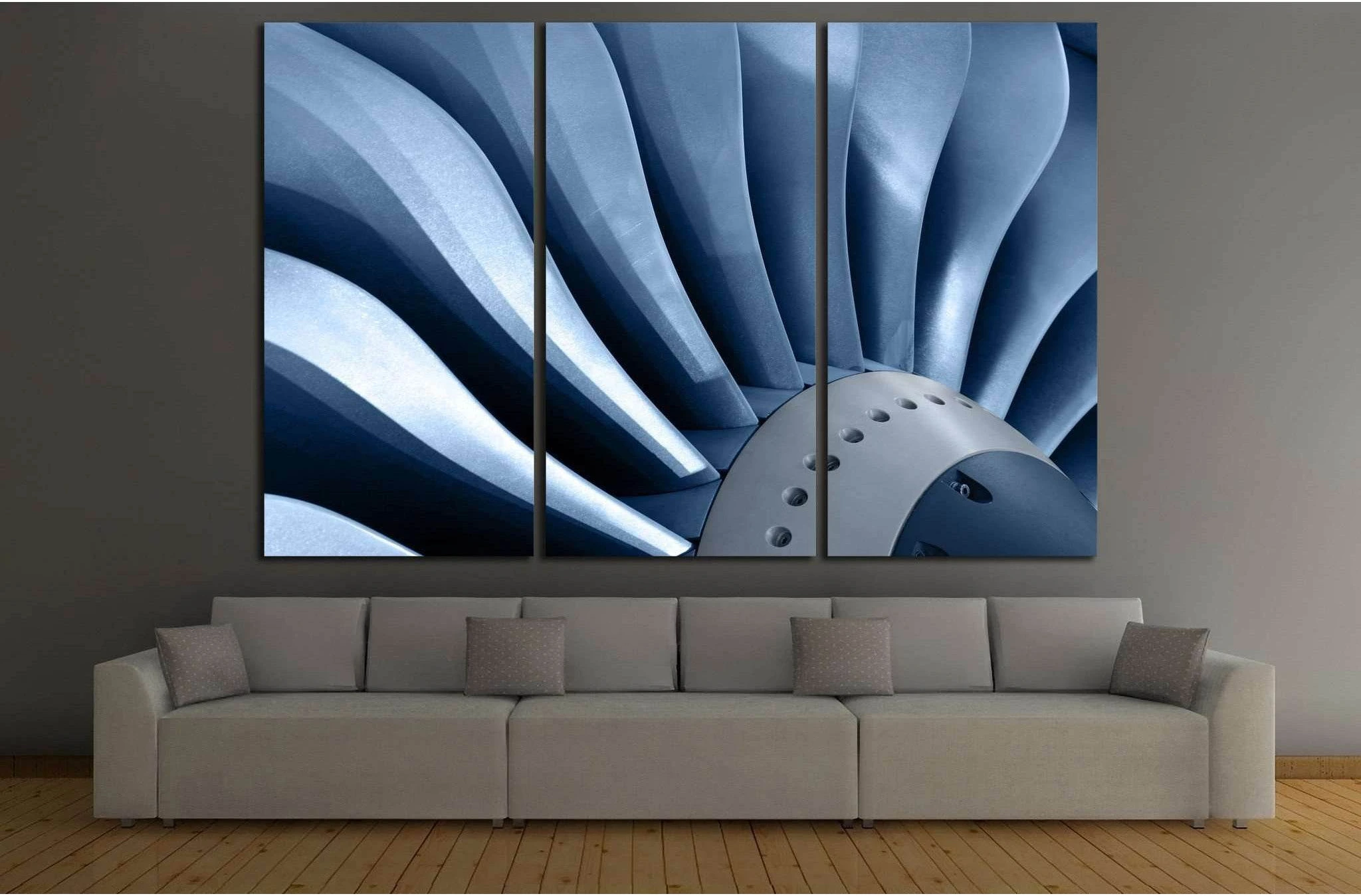Air Turbine №170 Ready to Hang Canvas Print - Zellart Canvas Prints ALL_Products, wd-170