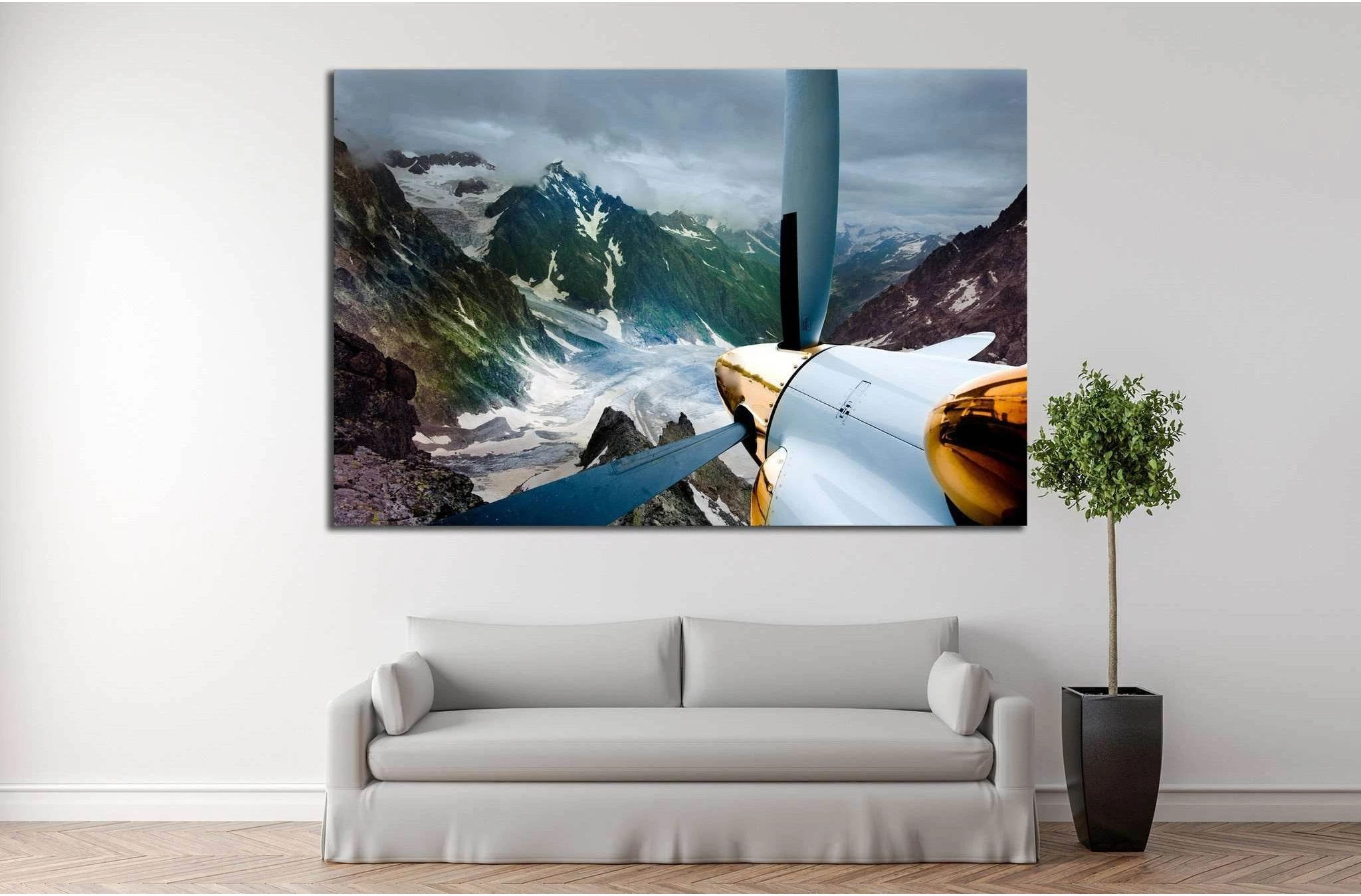 Aircraft Propeller №177 Ready to Hang Canvas Print - Zellart Canvas Prints ALL_Products, wd-177