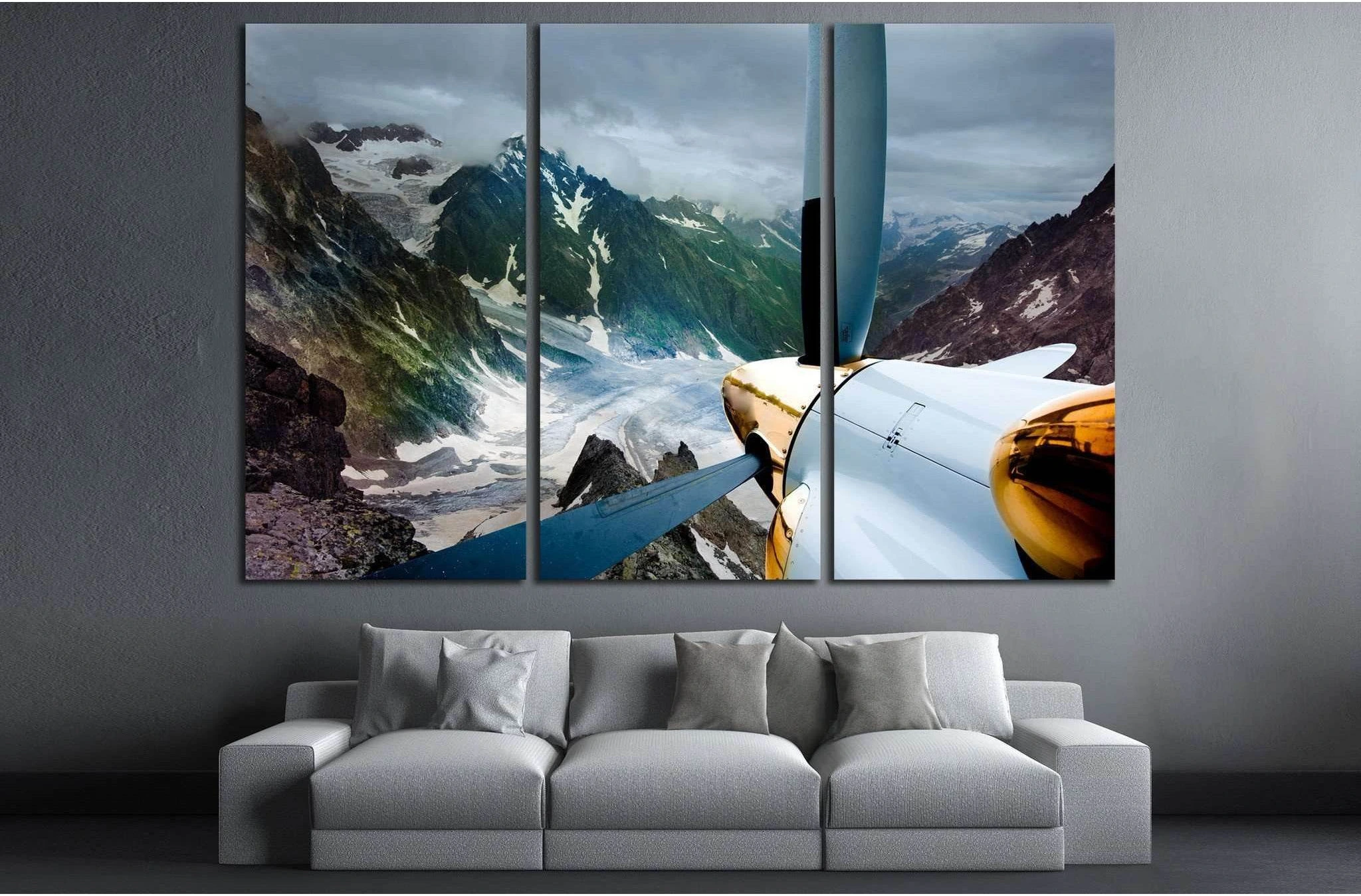 Aircraft Propeller №177 Ready to Hang Canvas Print - Zellart Canvas Prints ALL_Products, wd-177