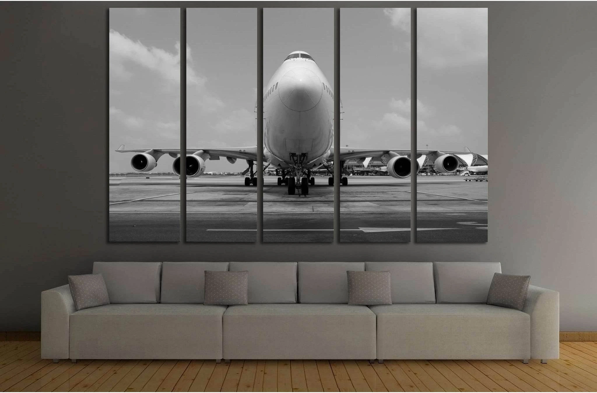 Airplane №143 Ready to Hang Canvas Print - Zellart Canvas Prints ALL_Products, wd-143