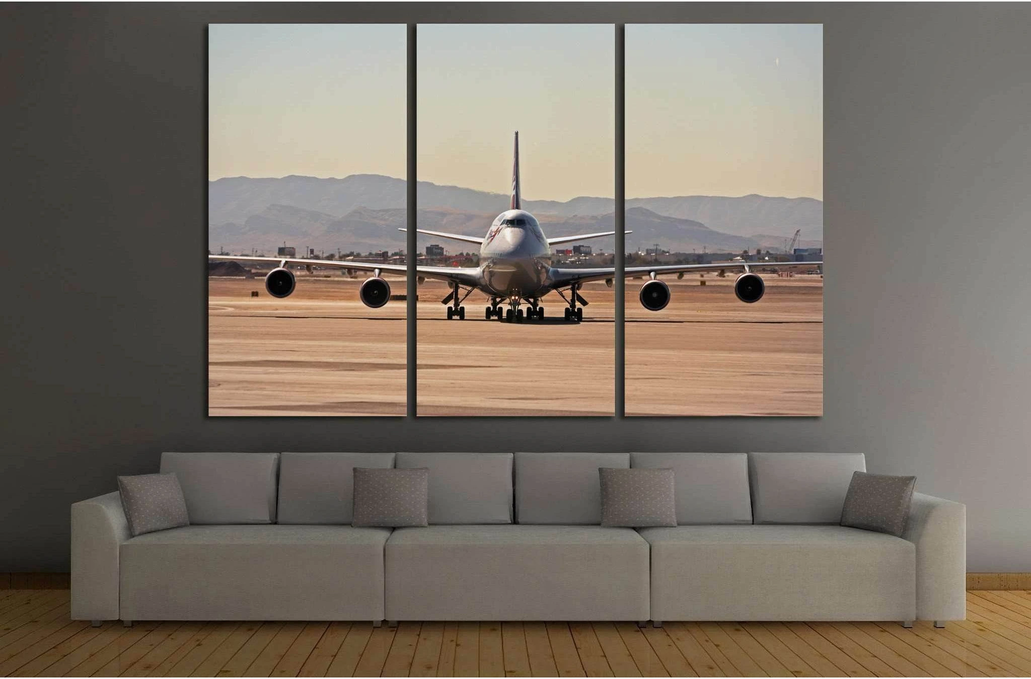 Airplane №145 Ready to Hang Canvas Print - Zellart Canvas Prints ALL_Products, wd-145