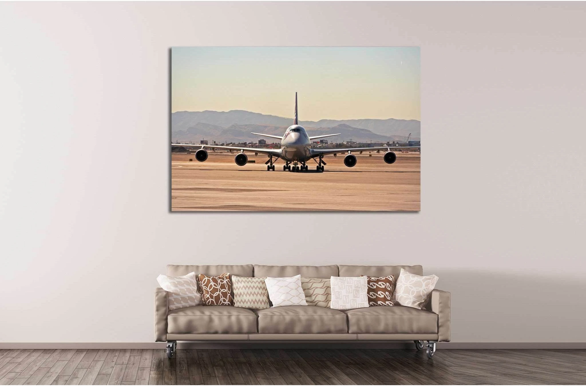 Airplane №145 Ready to Hang Canvas Print - Zellart Canvas Prints ALL_Products, wd-145
