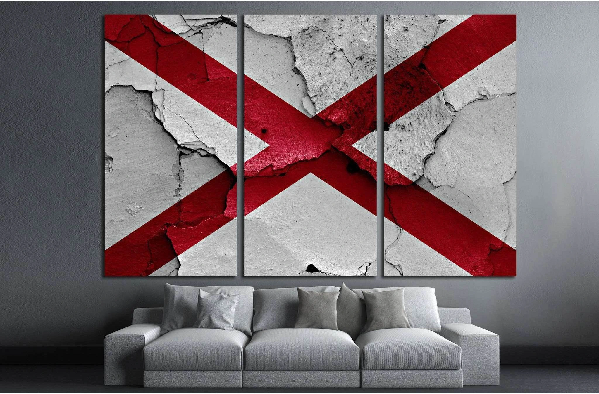 Alabama №653 Ready to Hang Canvas Print - Zellart Canvas Prints ALL_Products, s-653
