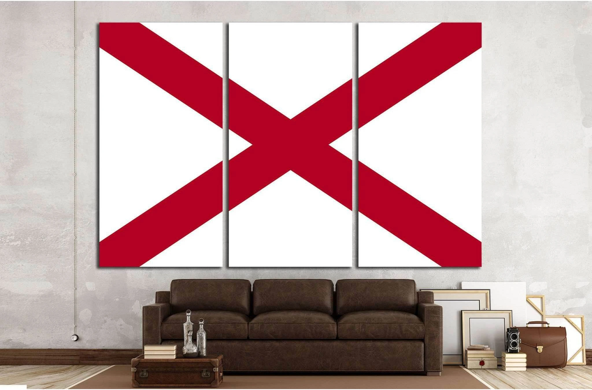 Alabama №673 Ready to Hang Canvas Print - Zellart Canvas Prints ALL_Products, s-673