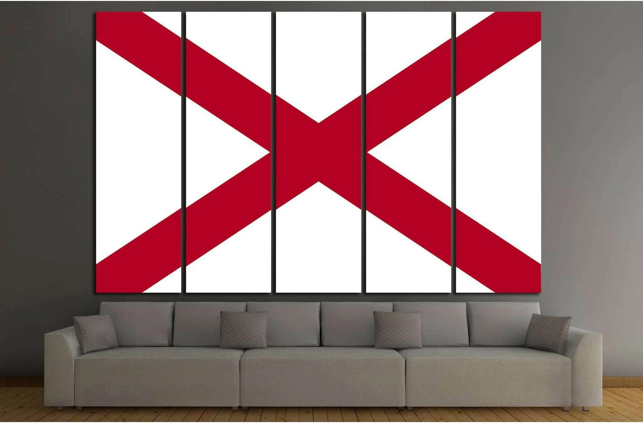 Alabama №673 Ready to Hang Canvas Print - Zellart Canvas Prints ALL_Products, s-673