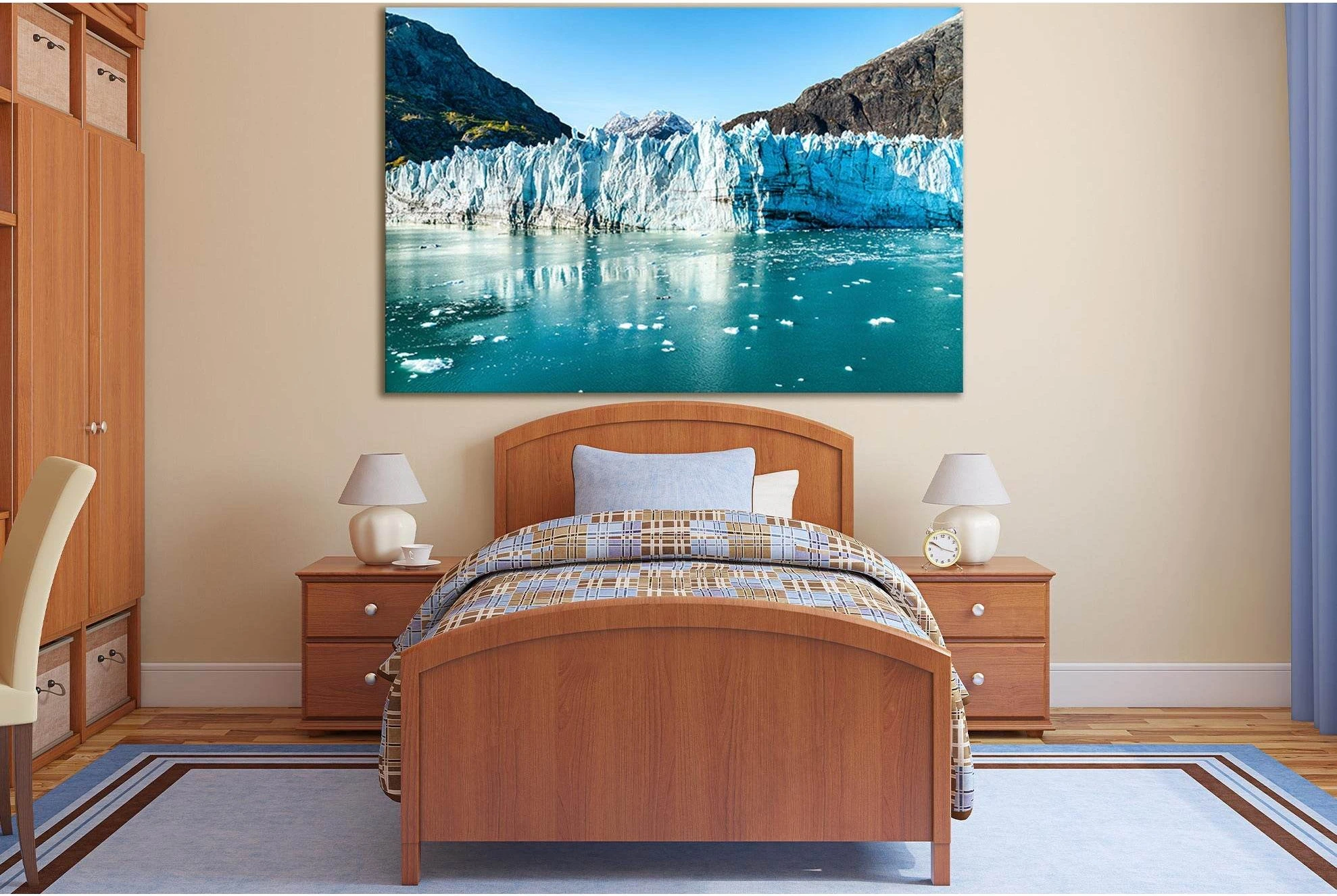 Alaska Glacier Bay №SL1306 Ready to Hang Canvas Print - Zellart Canvas Prints 0new, ALL_Products, Glacials