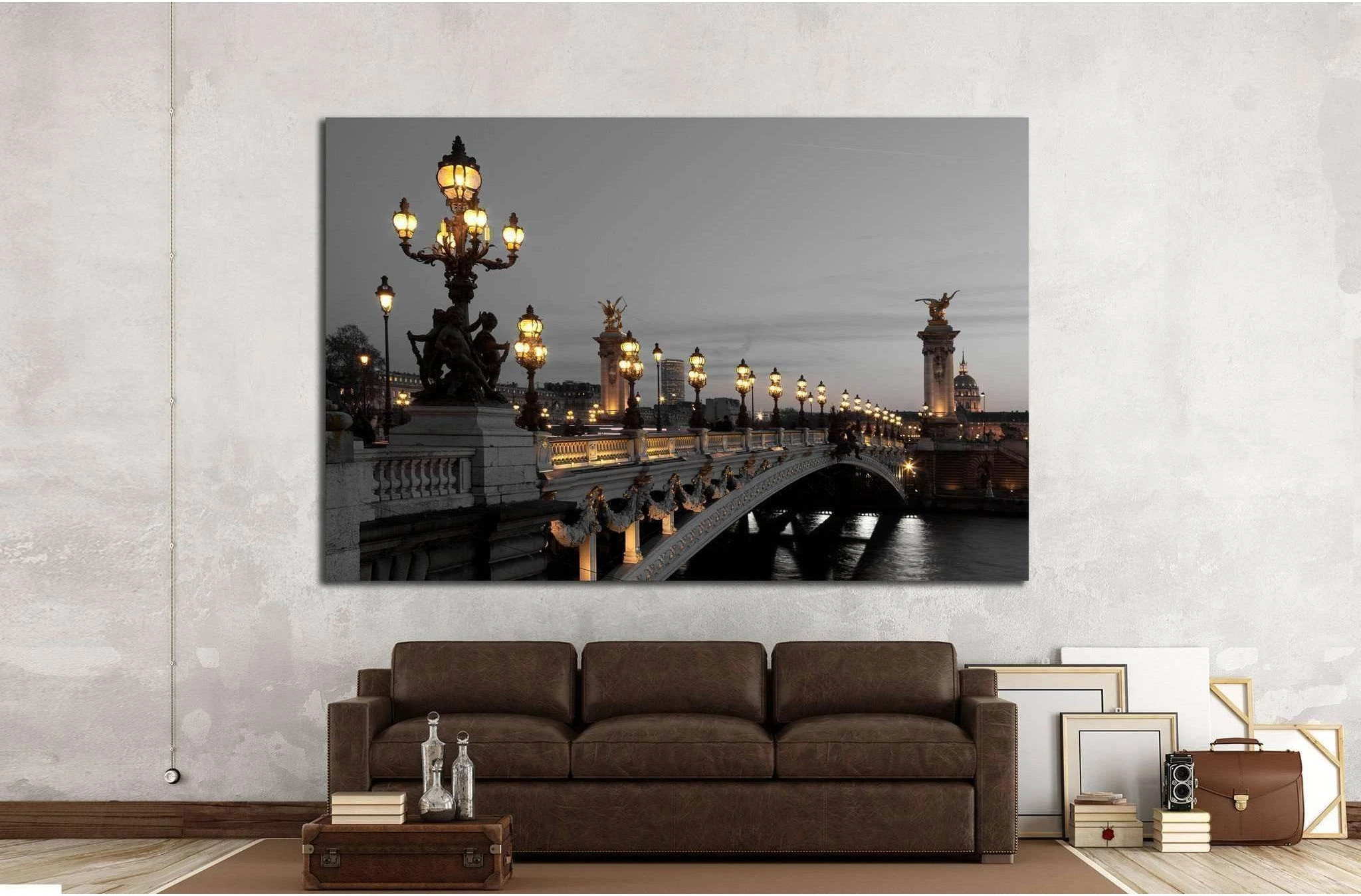 Alexander III bridge, Paris, France №1159 Ready to Hang Canvas Print - Zellart Canvas Prints ALL_Products, s-1159