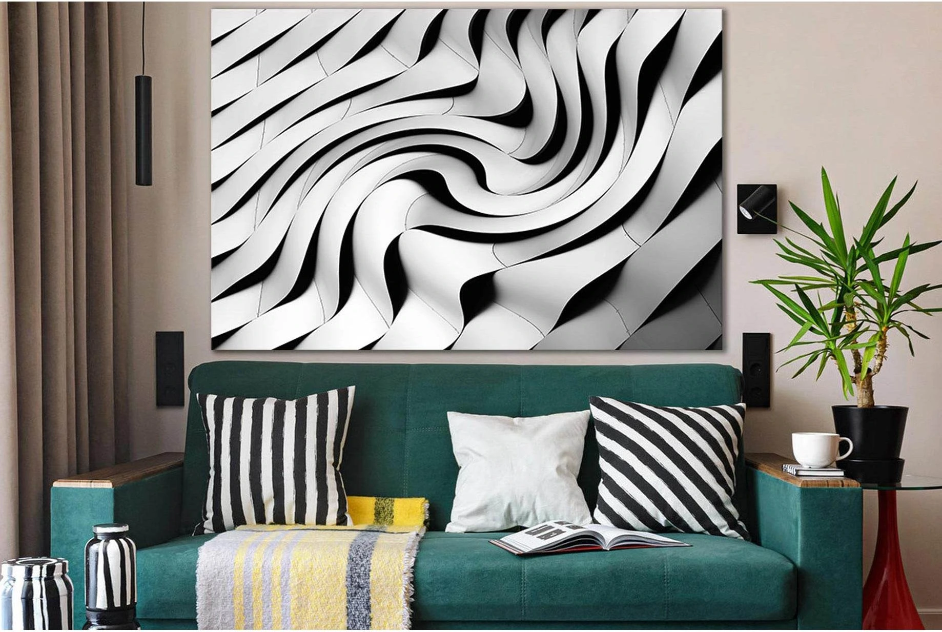 Amazing Abstract Architecture №SL1384 Ready to Hang Canvas Print - Zellart Canvas Prints 0new, ALL_Products, Architecture
