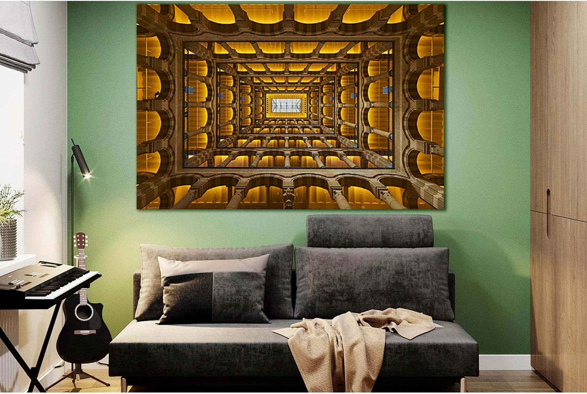 Amazing Architecture №SL1369 Ready to Hang Canvas Print - Zellart Canvas Prints 0new, ALL_Products, Architecture