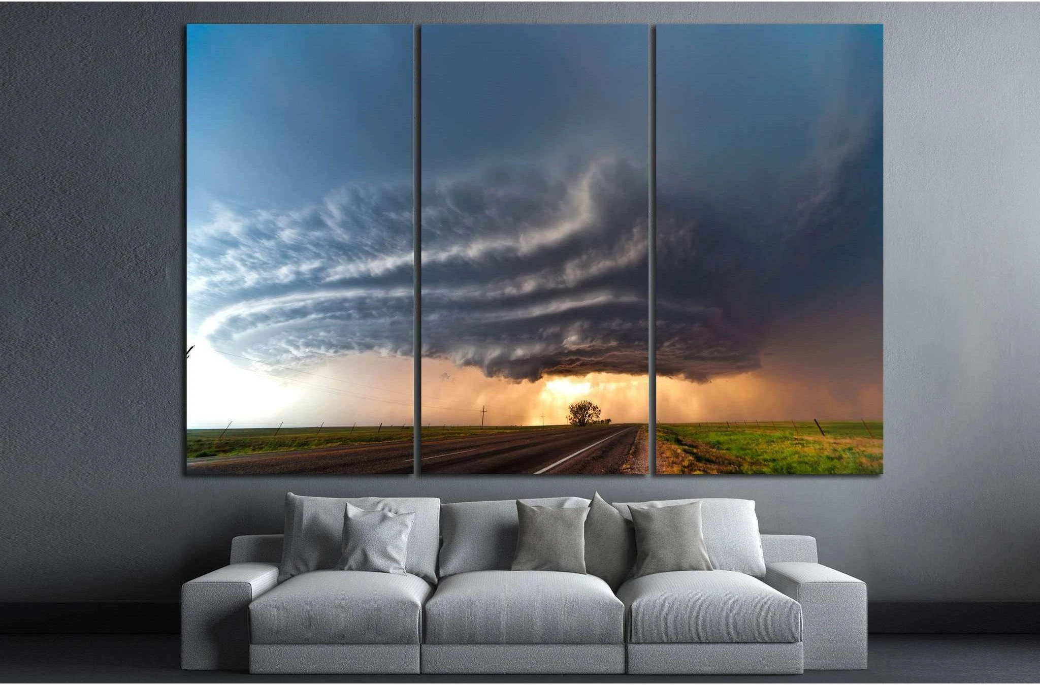 American Plains №598 Ready to Hang Canvas Print - Zellart Canvas Prints ALL_Products, s-598