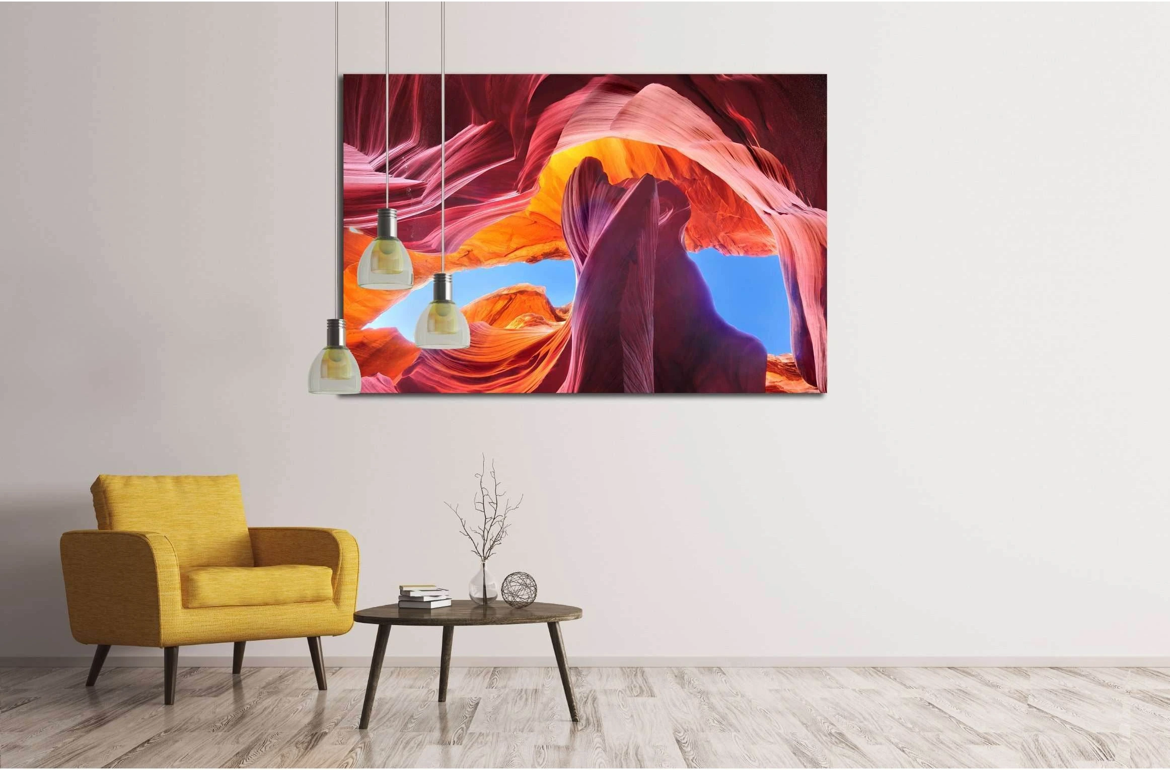 Antelope Canyon in the Navajo Reservation near Page, Arizona USA №2704 Ready to Hang Canvas Print - Zellart Canvas Prints ALL_Products, s-2704
