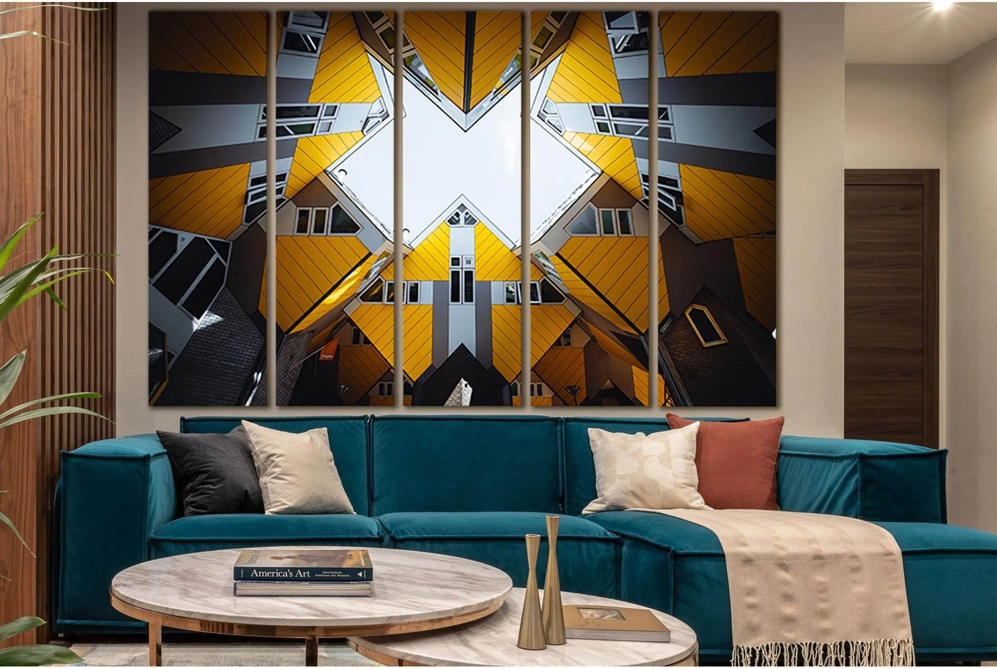Architecture Building Abstract №SL1417 Ready to Hang Canvas Print - Zellart Canvas Prints 0new, ALL_Products, Architecture