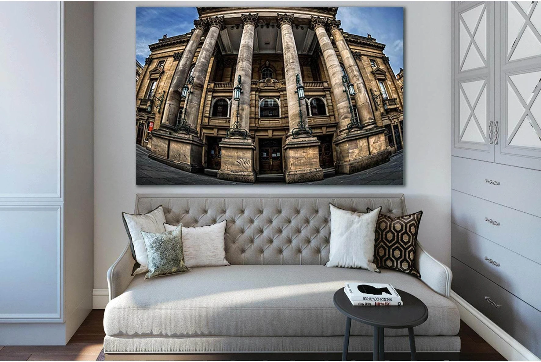 Architecture Newcastle Theater Royal №SL1362 Ready to Hang Canvas Print - Zellart Canvas Prints 0new, ALL_Products, Architecture