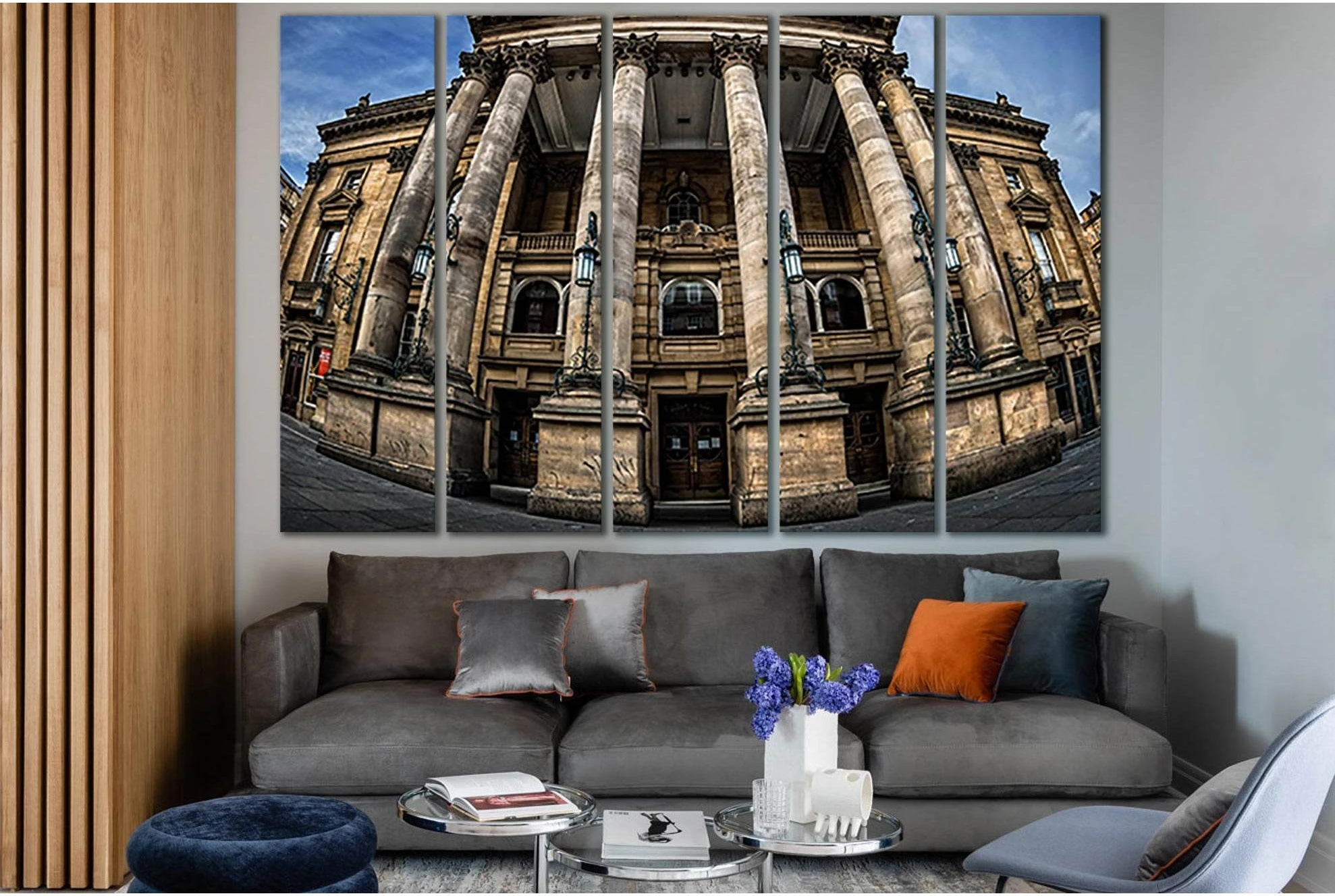 Architecture Newcastle Theater Royal №SL1362 Ready to Hang Canvas Print - Zellart Canvas Prints 0new, ALL_Products, Architecture