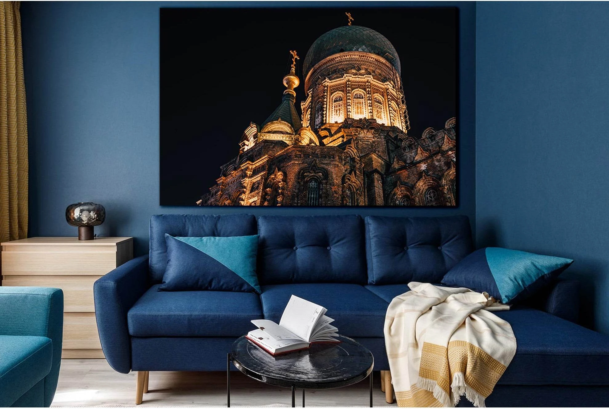 Architecture Of The Orthodox Church №SL1414 Ready to Hang Canvas Print - Zellart Canvas Prints 0new, ALL_Products, Architecture