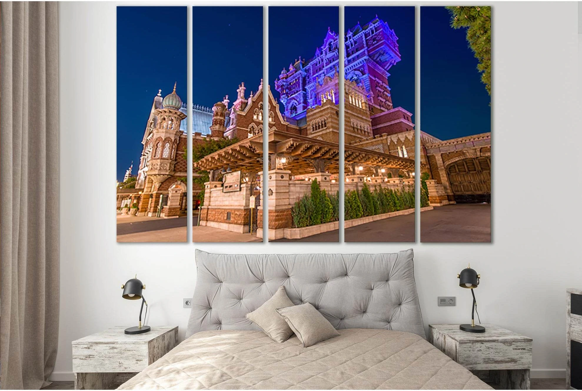 Architecture Of Tokyo Disneysea №SL1377 Ready to Hang Canvas Print - Zellart Canvas Prints 0new, ALL_Products, Architecture