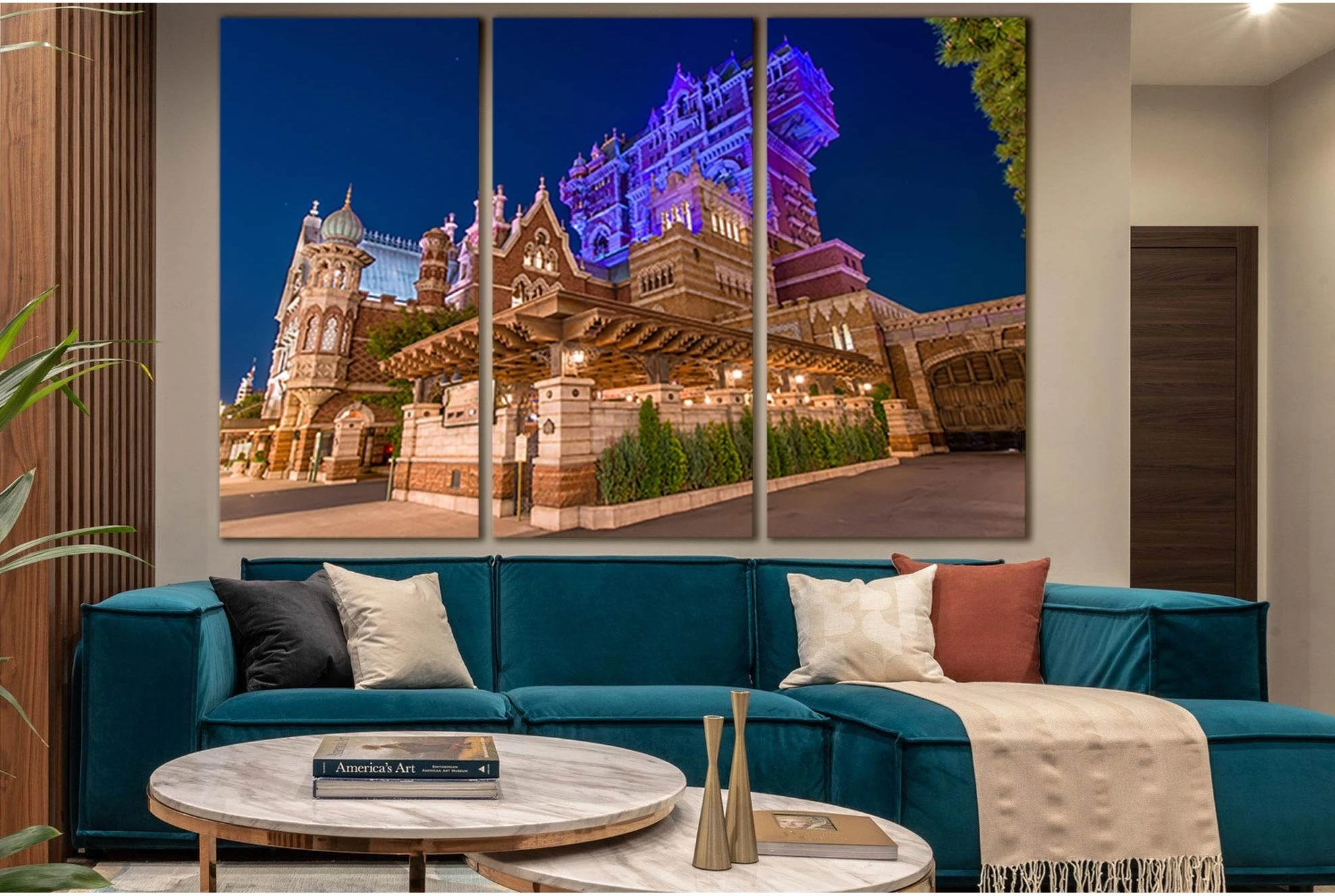 Architecture Of Tokyo Disneysea №SL1377 Ready to Hang Canvas Print - Zellart Canvas Prints 0new, ALL_Products, Architecture