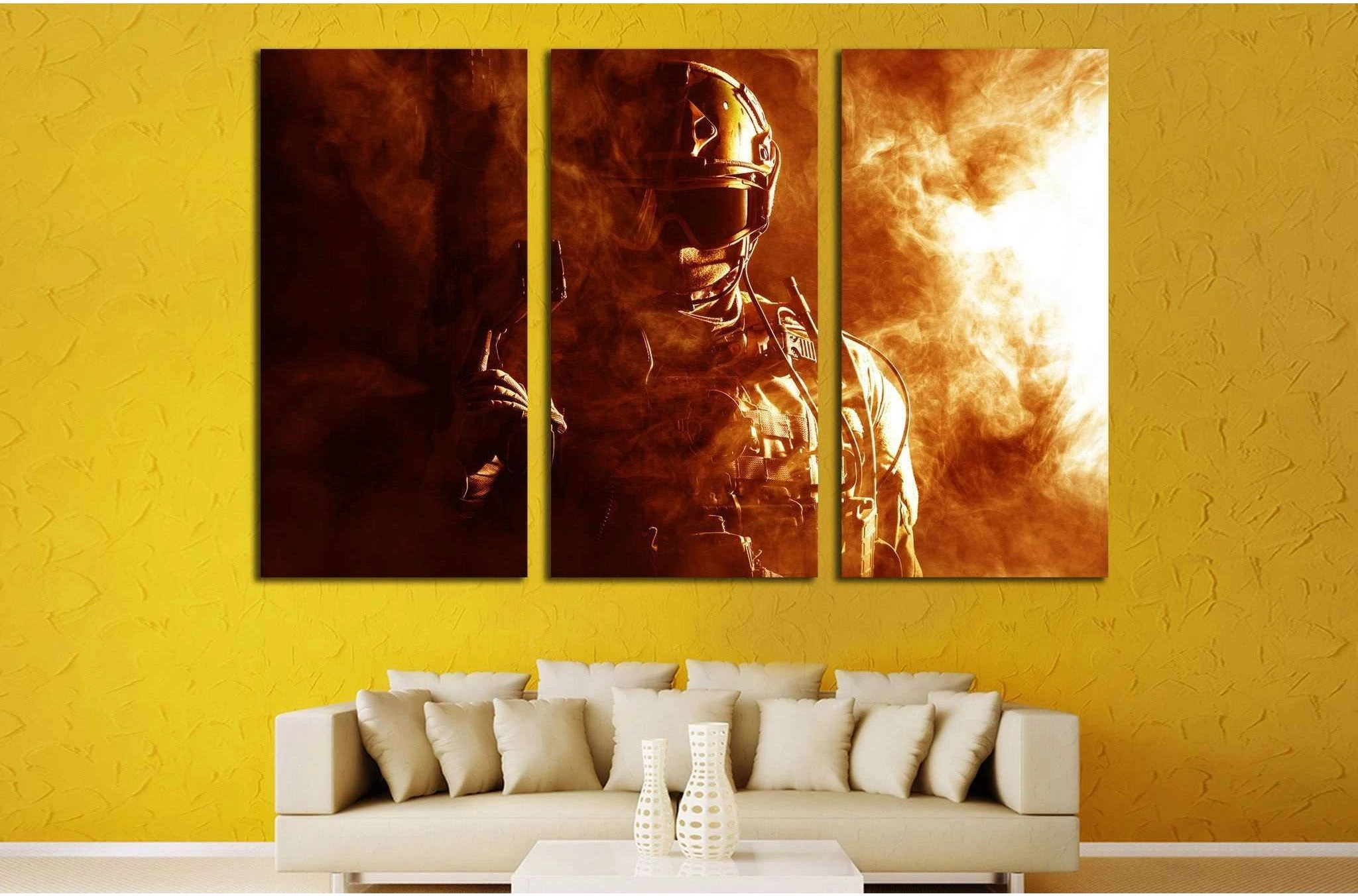 Army №552 Ready to Hang Canvas Print - Zellart Canvas Prints ALL_Products, s-552