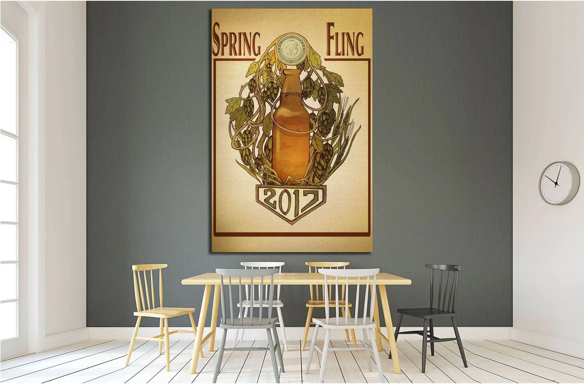 Art №3450 Ready to Hang Canvas Print - Zellart Canvas Prints ALL_Products, s-3450