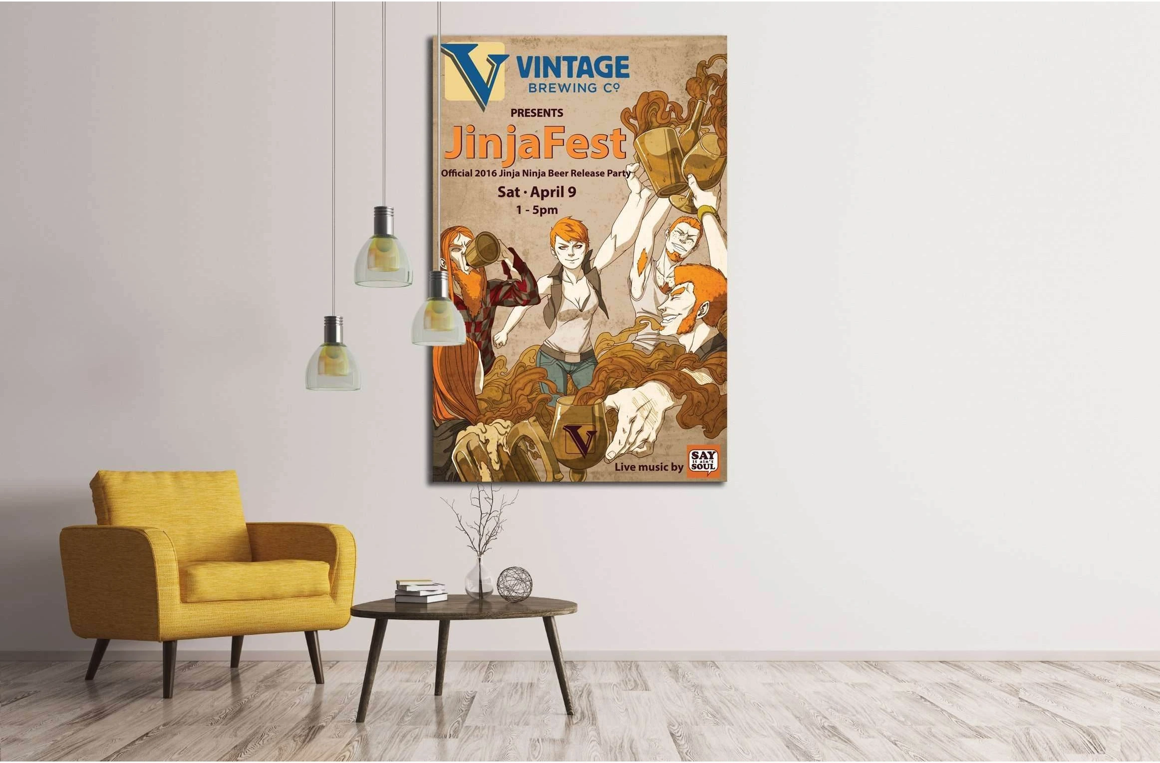 Art №3465 Ready to Hang Canvas Print - Zellart Canvas Prints ALL_Products, s-3465