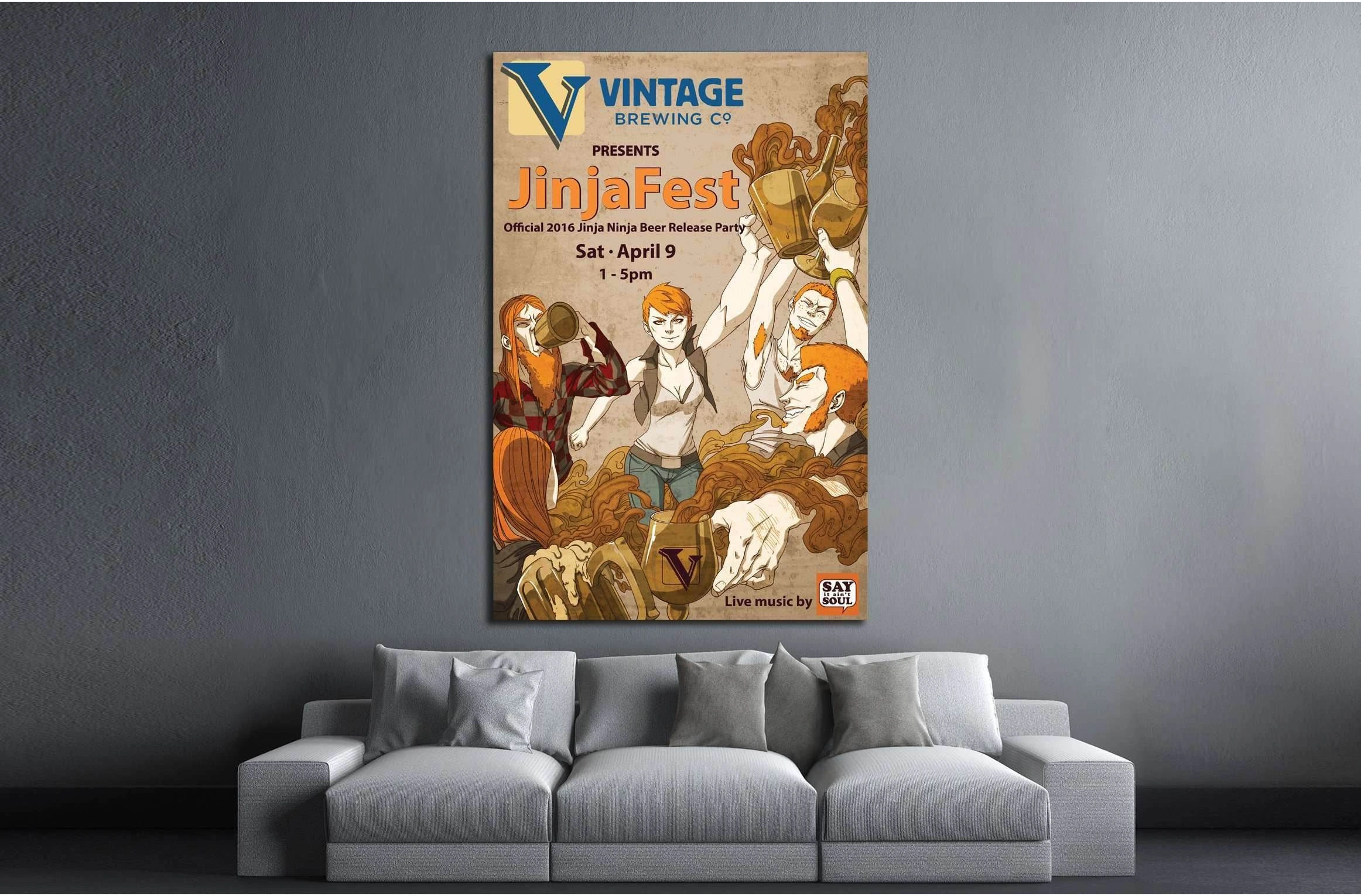 Art №3465 Ready to Hang Canvas Print - Zellart Canvas Prints ALL_Products, s-3465