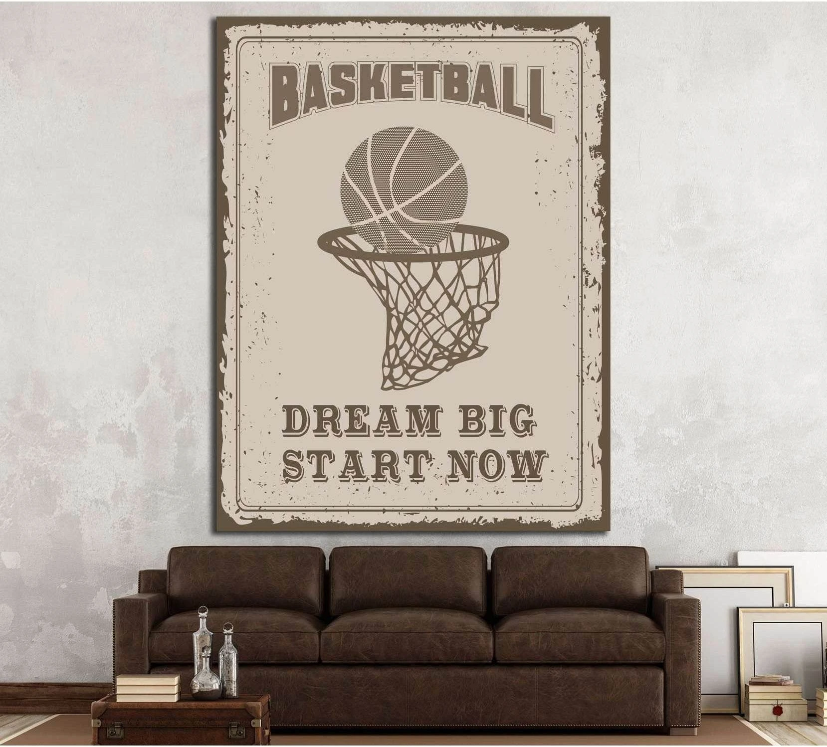 Art canvas in vintage style №4502 Ready to Hang Canvas Print - Zellart Canvas Prints ALL_Products, s-4502