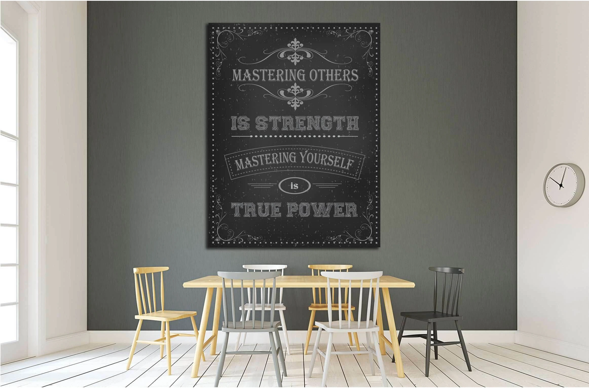 Art canvas in vintage style №4507 Ready to Hang Canvas Print - Zellart Canvas Prints ALL_Products, s-4507