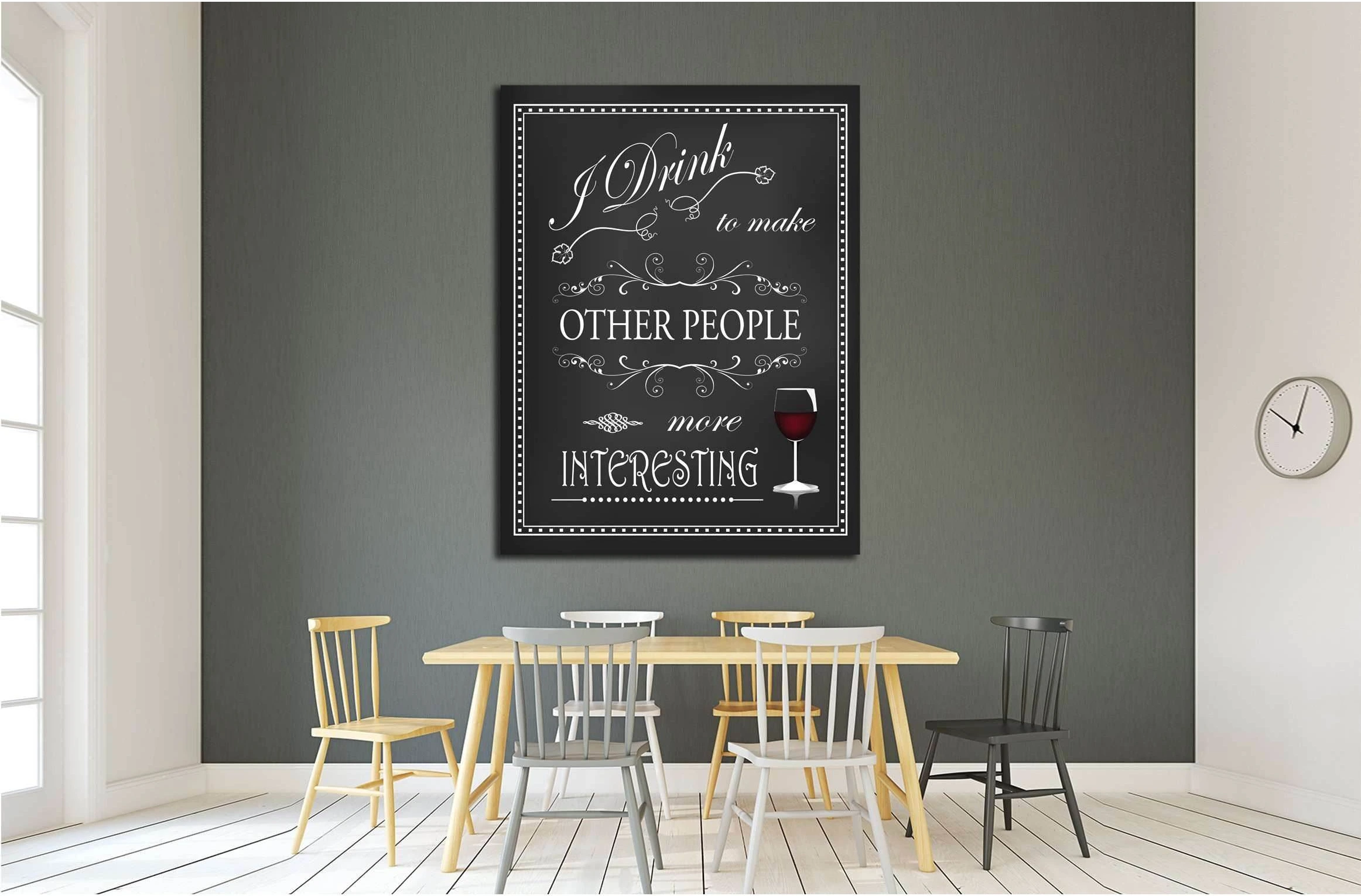Art canvas in vintage style №4515 Ready to Hang Canvas Print - Zellart Canvas Prints ALL_Products, s-4515