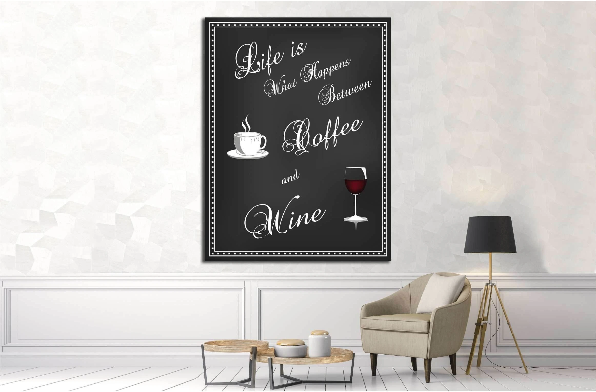 Art canvas in vintage style №4518 Ready to Hang Canvas Print - Zellart Canvas Prints ALL_Products, s-4518
