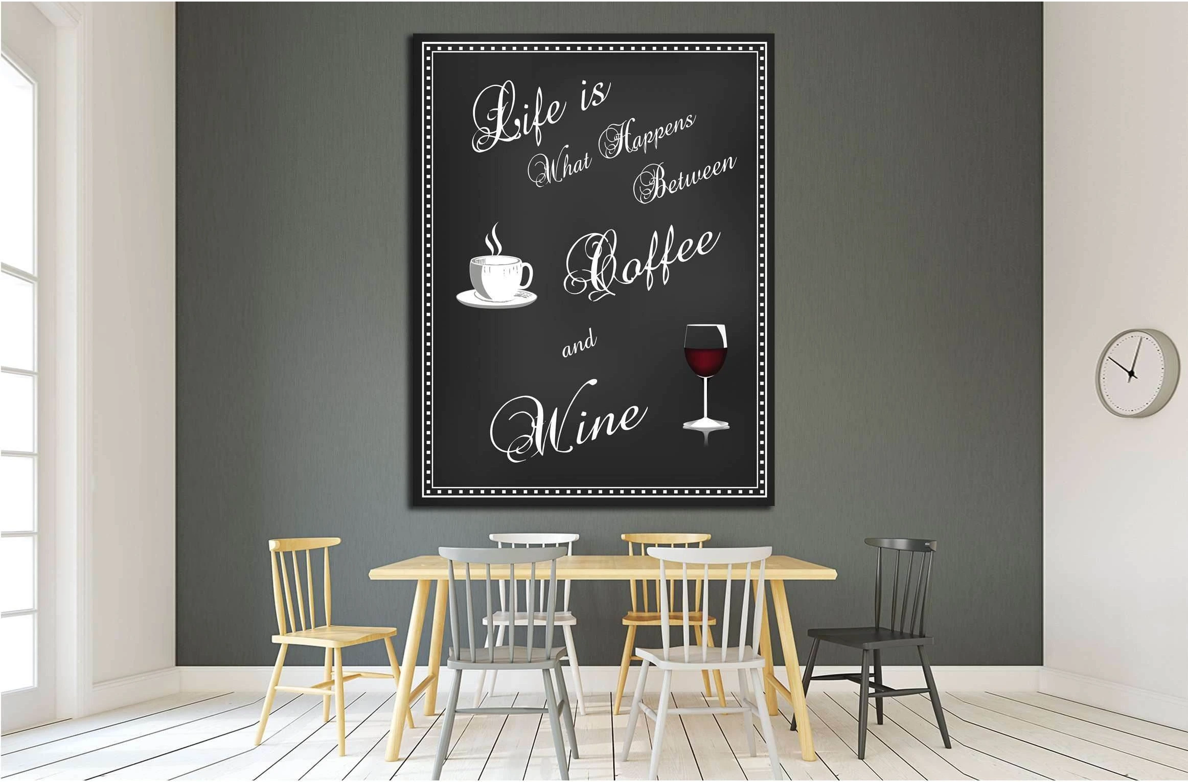 Art canvas in vintage style №4518 Ready to Hang Canvas Print - Zellart Canvas Prints ALL_Products, s-4518