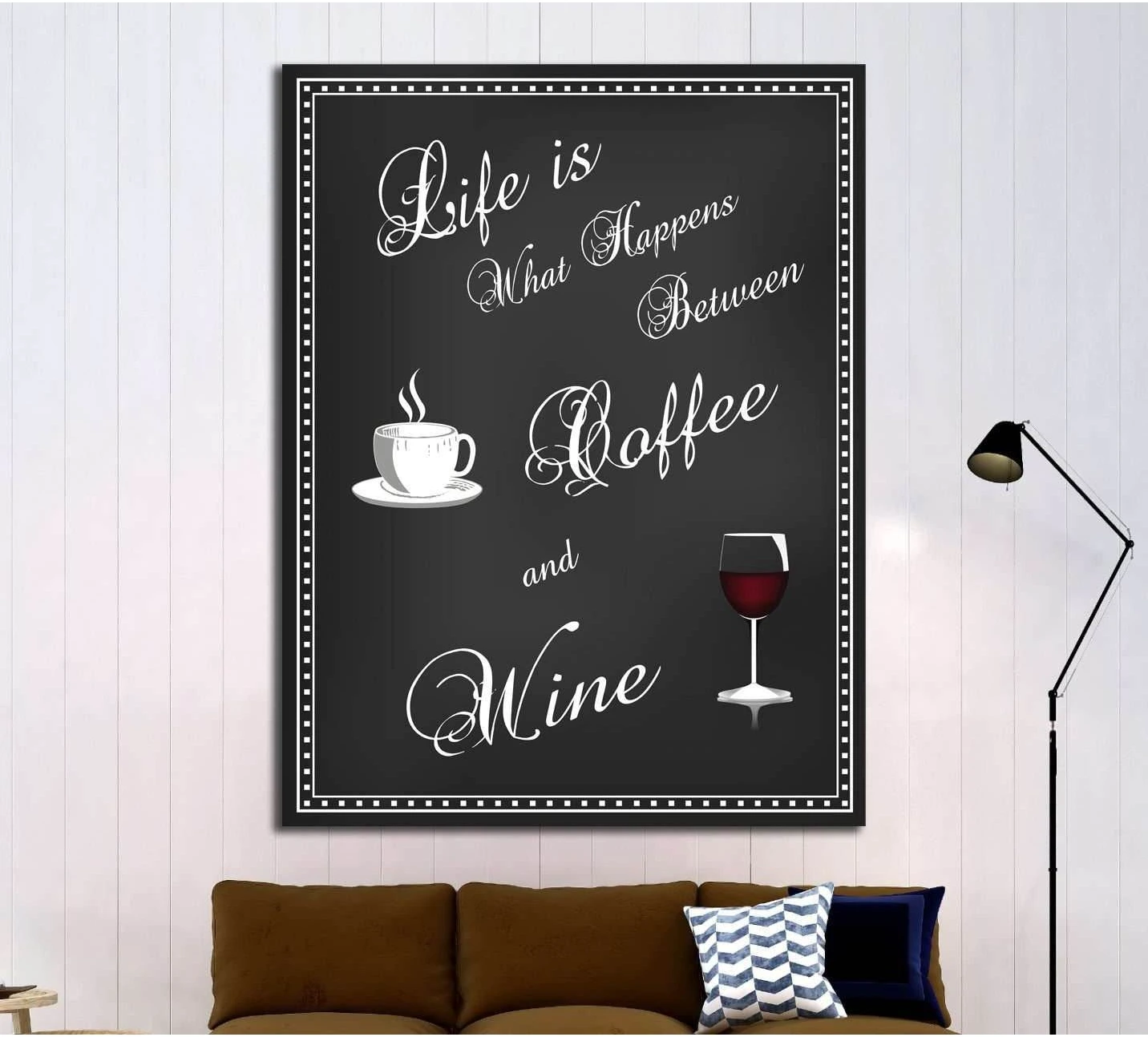 Art canvas in vintage style №4518 Ready to Hang Canvas Print - Zellart Canvas Prints ALL_Products, s-4518