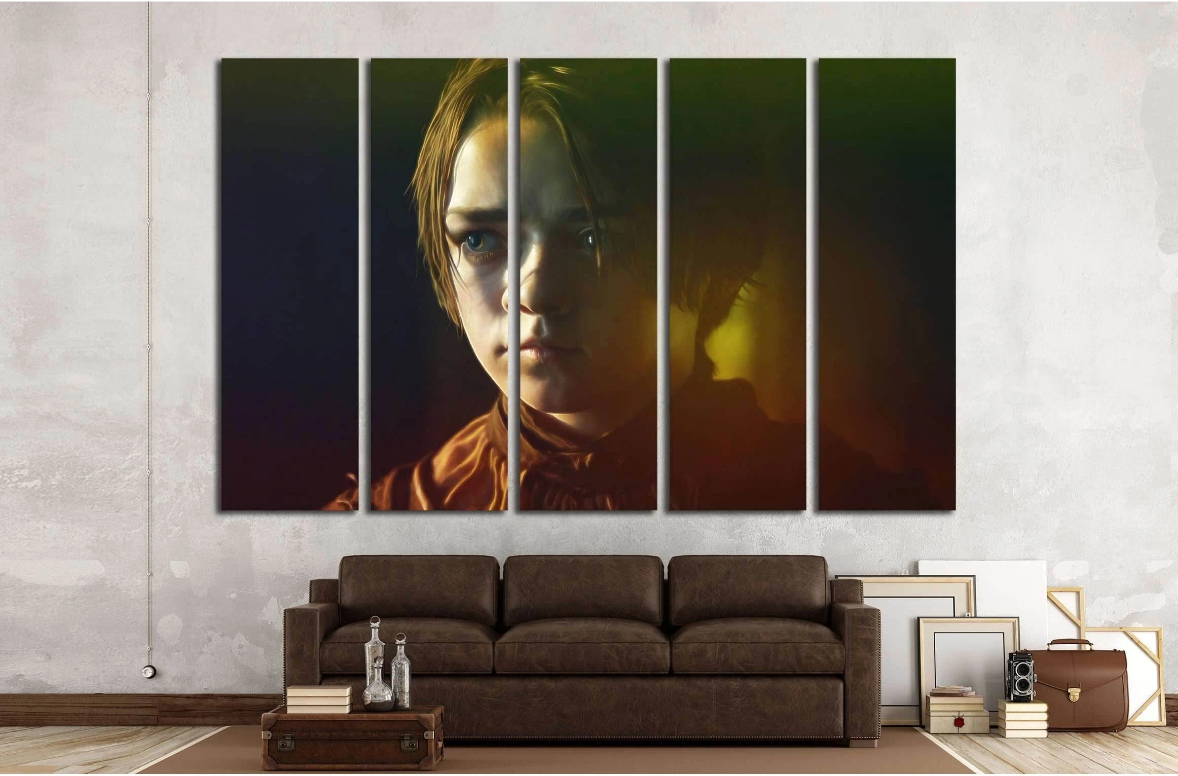 Arya Stark №3354 Ready to Hang Canvas Print - Zellart Canvas Prints ALL_Products, s-3354