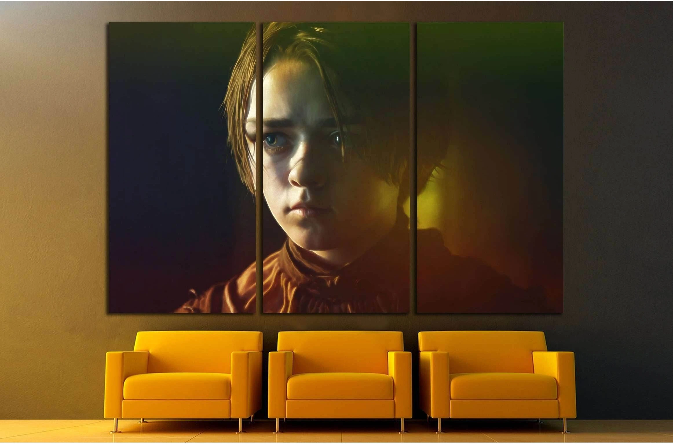 Arya Stark №3354 Ready to Hang Canvas Print - Zellart Canvas Prints ALL_Products, s-3354