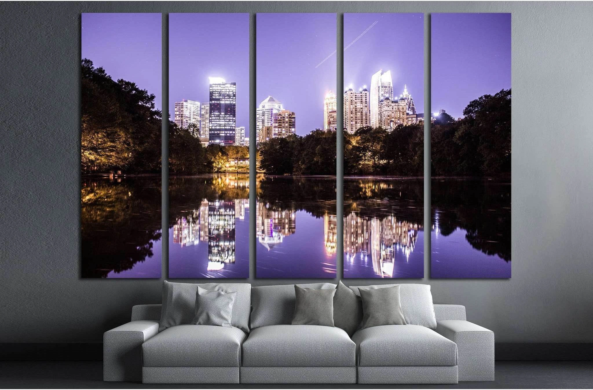 Atlanta №1743 Ready to Hang Canvas Print - Zellart Canvas Prints ALL_Products, s-1743