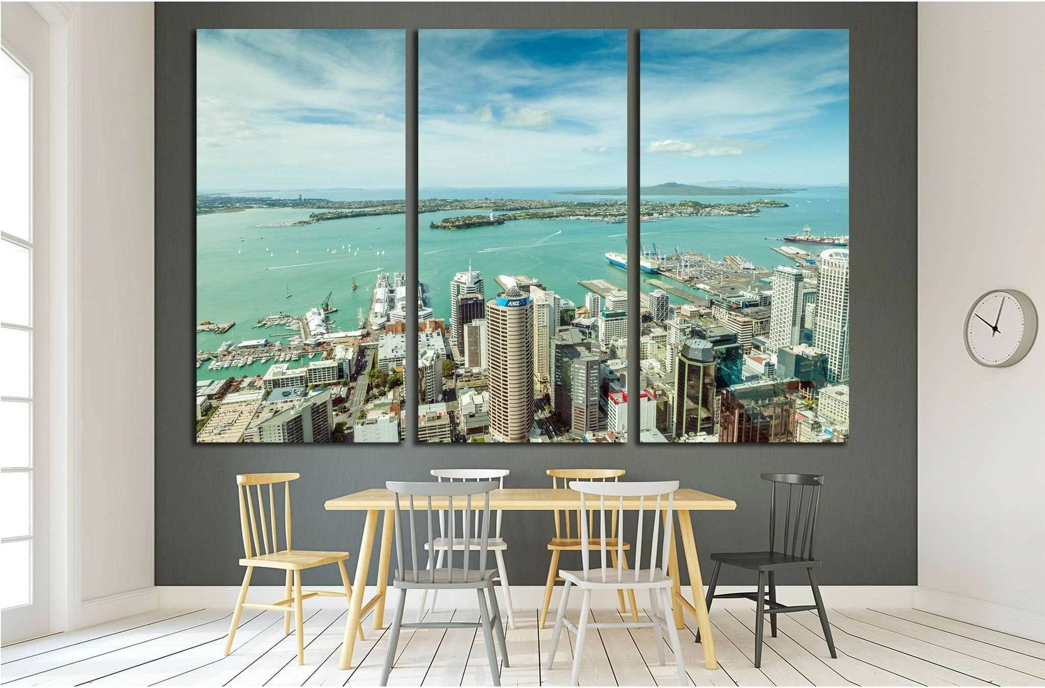 Auckland, New Zealand №1738 Ready to Hang Canvas Print - Zellart Canvas Prints ALL_Products, s-1738