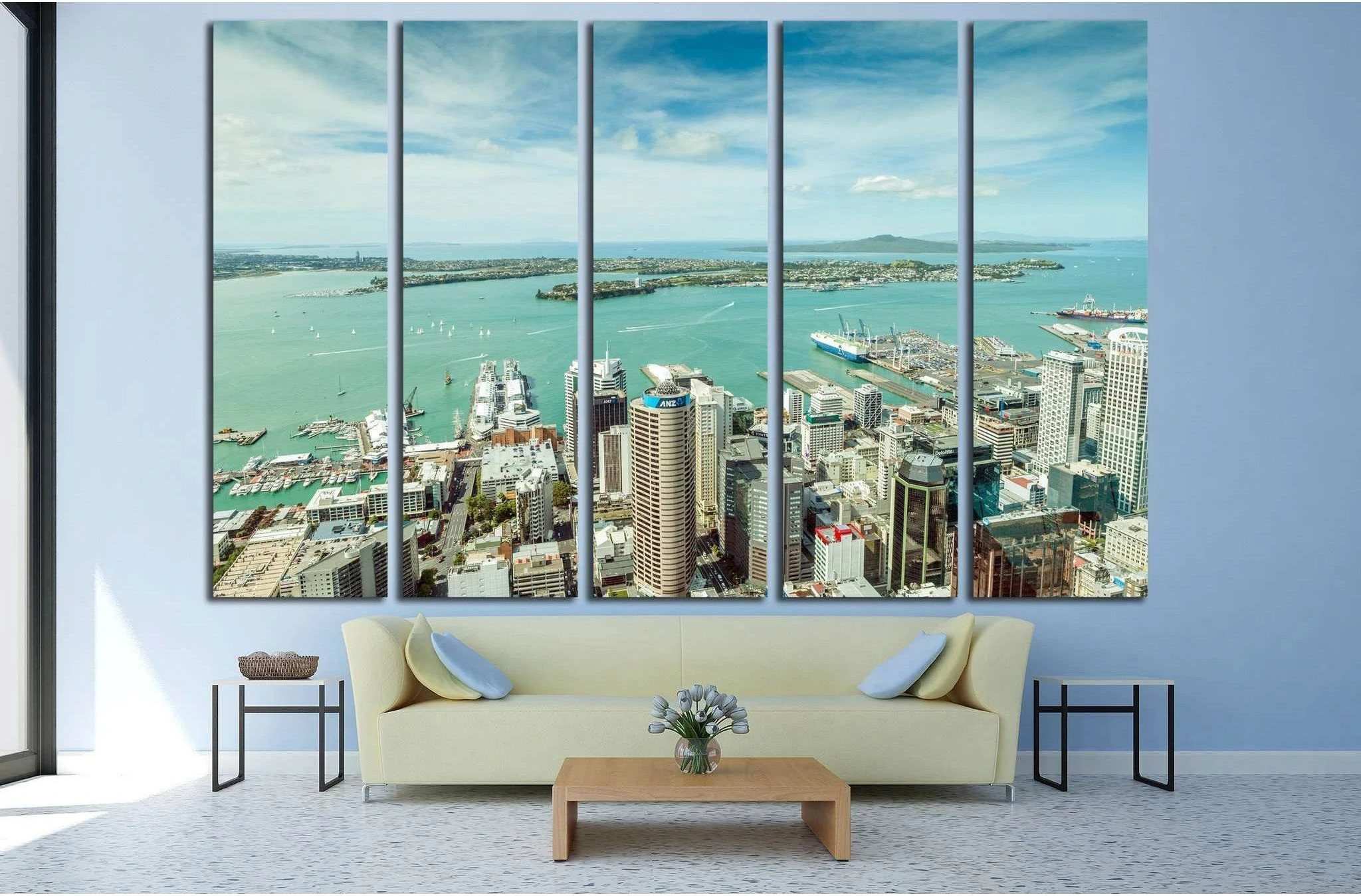 Auckland, New Zealand №1738 Ready to Hang Canvas Print - Zellart Canvas Prints ALL_Products, s-1738