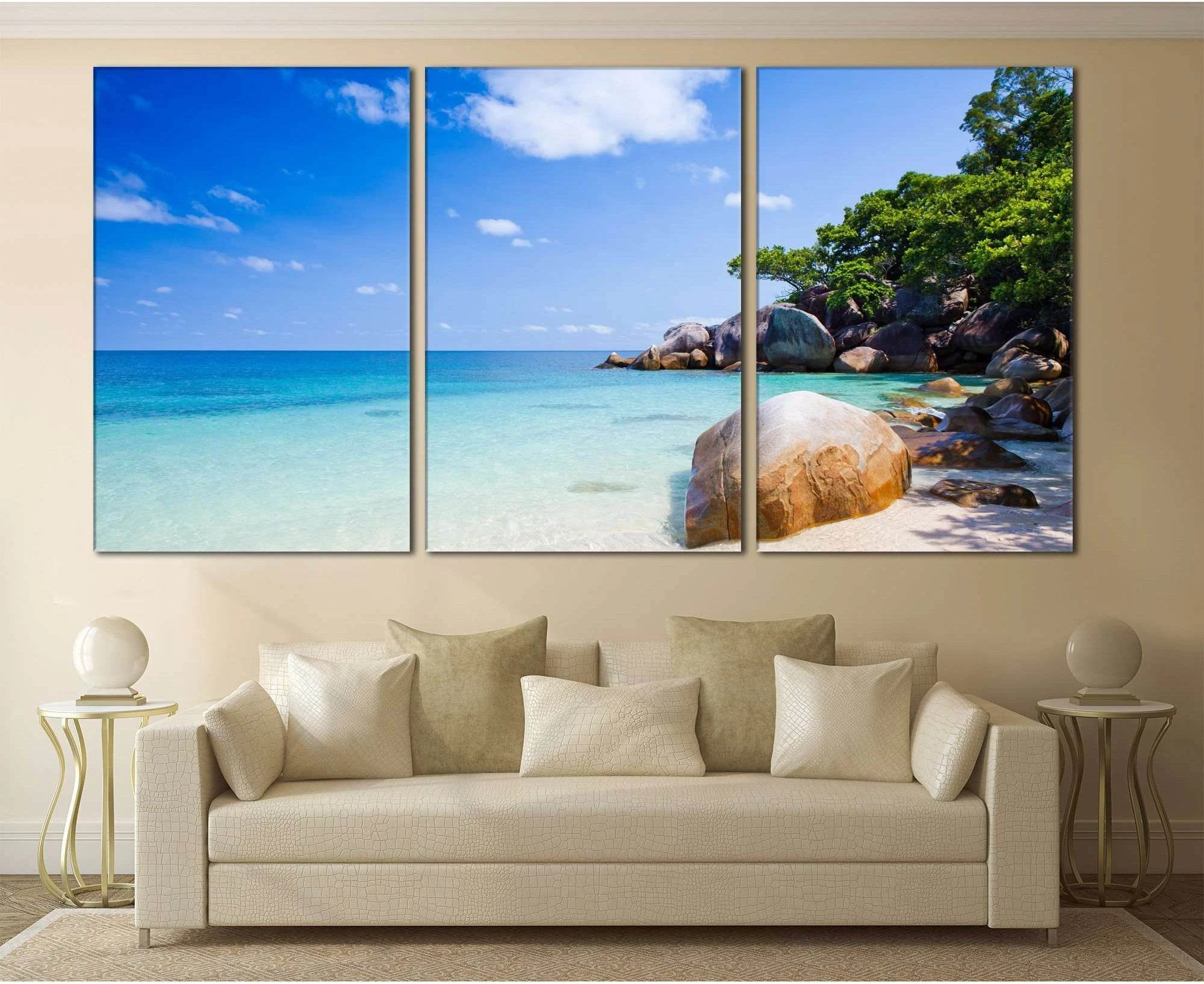 Australia Beach №775 Ready to Hang Canvas Print - Zellart Canvas Prints ALL_Products, autopostr_pinterest_65155, autopostr_pinterest_65157, autopostr_pinterest_65158, autopostr_pinterest_65160
