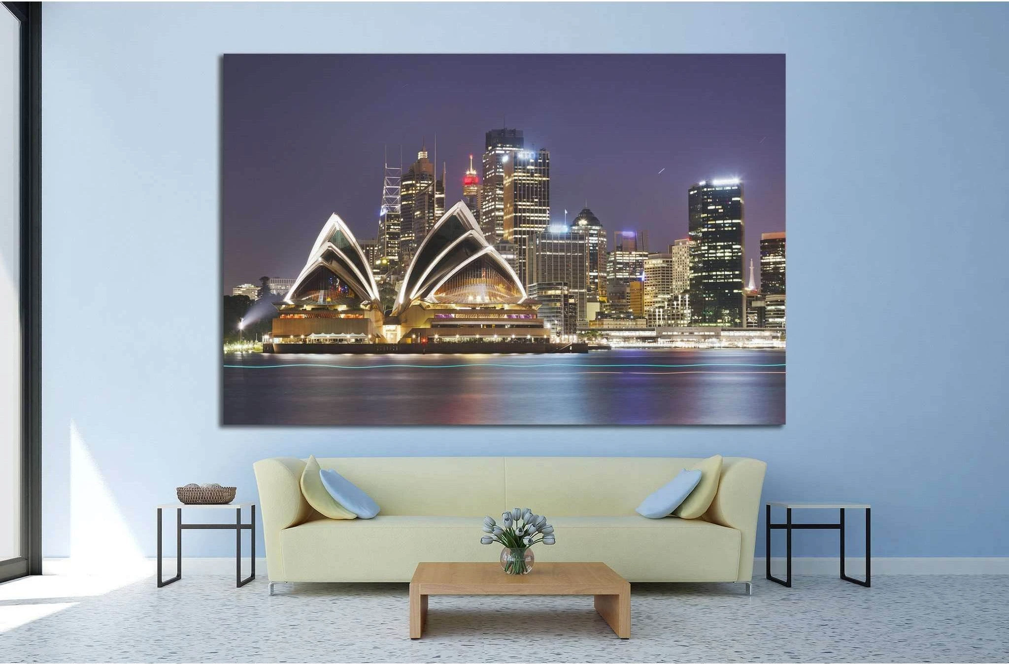 Australia, Sydney №1129 Ready to Hang Canvas Print - Zellart Canvas Prints ALL_Products, s-1129