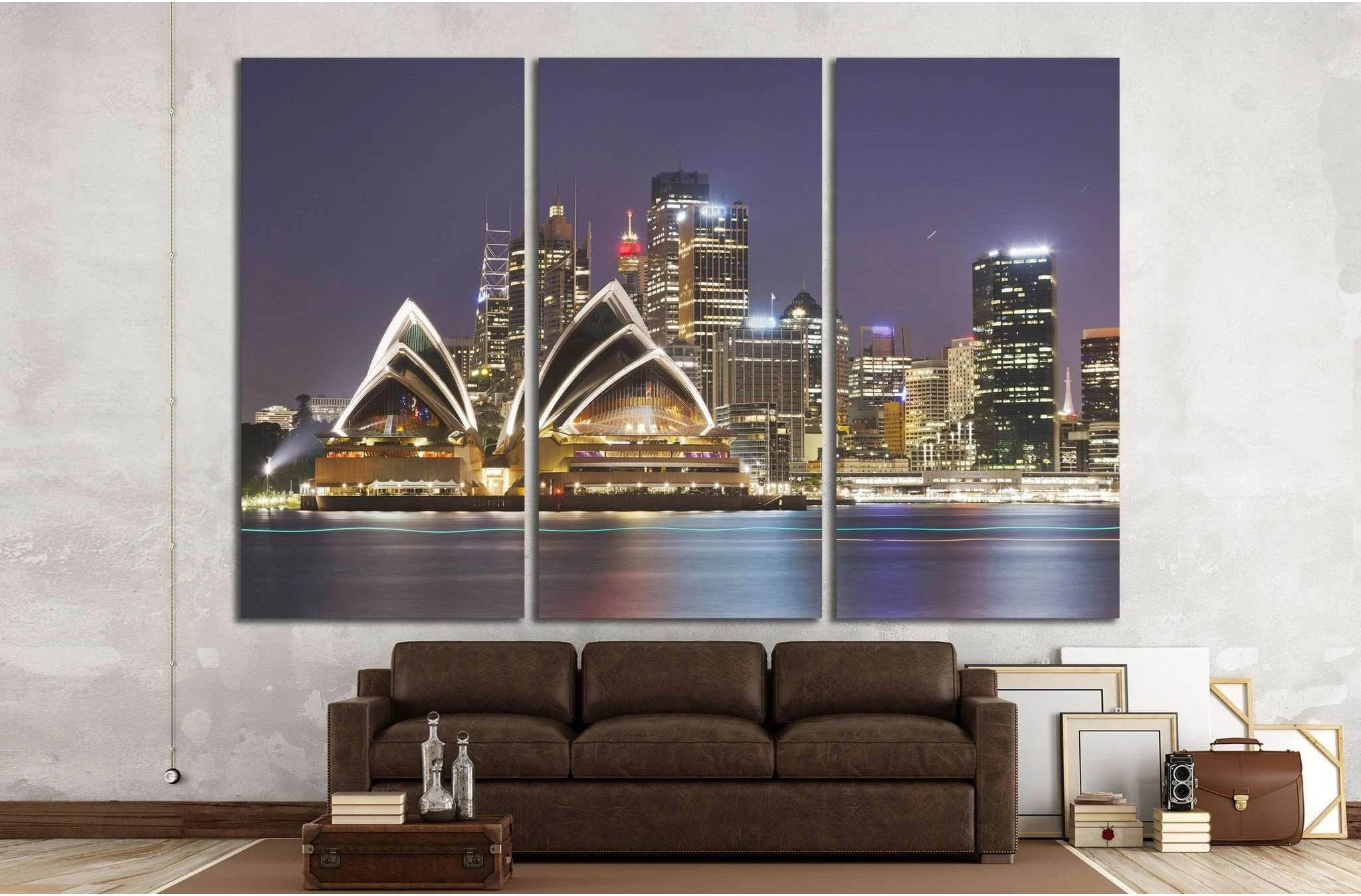Australia, Sydney №1129 Ready to Hang Canvas Print - Zellart Canvas Prints ALL_Products, s-1129