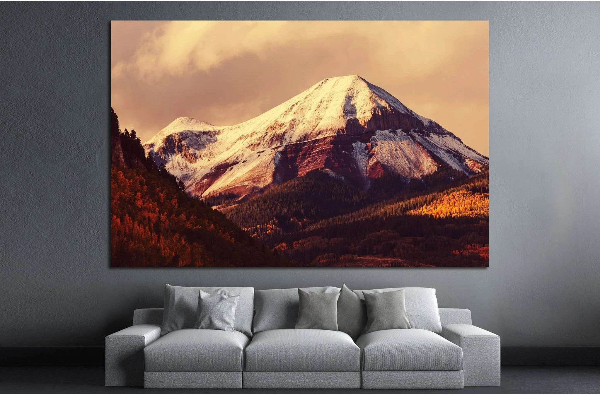 Autumn in Colorado mountains №16 Ready to Hang Canvas Print - Zellart Canvas Prints ALL_Products, s-16
