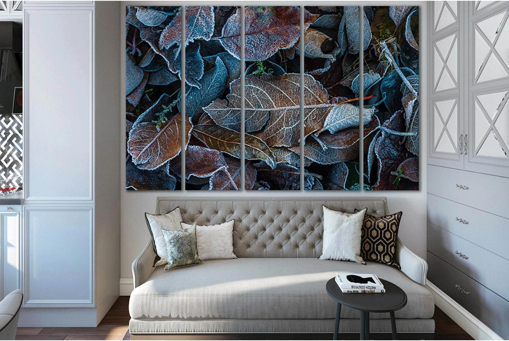 Autumn leaves №SL1483 Ready to Hang Canvas Print - Zellart Canvas Prints 0new, ALL_Products, AUTUMN WALL ART