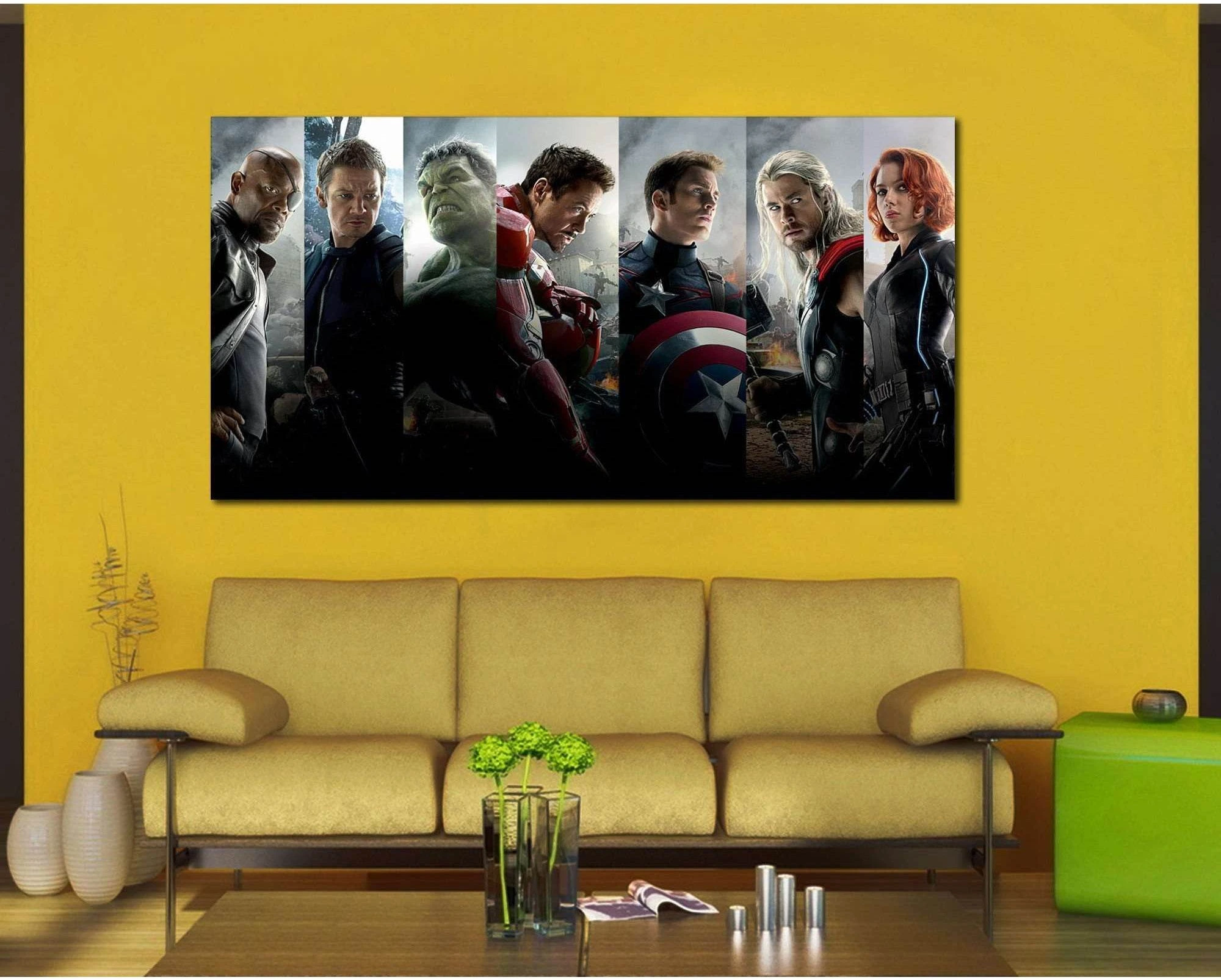 Avengers №2016 Ready to Hang Canvas Print - Zellart Canvas Prints ALL_Products
