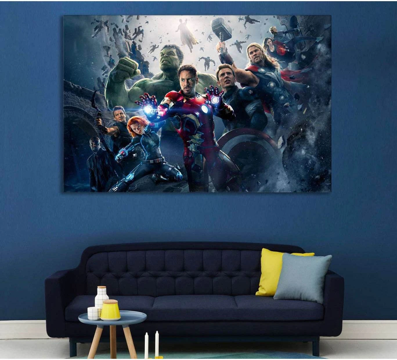 Avengers №2018 Ready to Hang Canvas Print - Zellart Canvas Prints ALL_Products